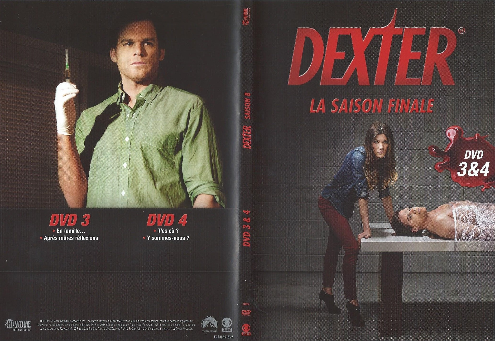 Jaquette DVD Dexter Saison 8 DVD 2