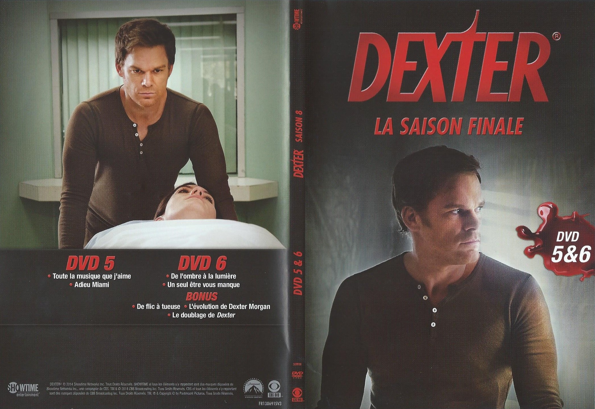 Jaquette DVD Dexter Saison 8 DVD 3