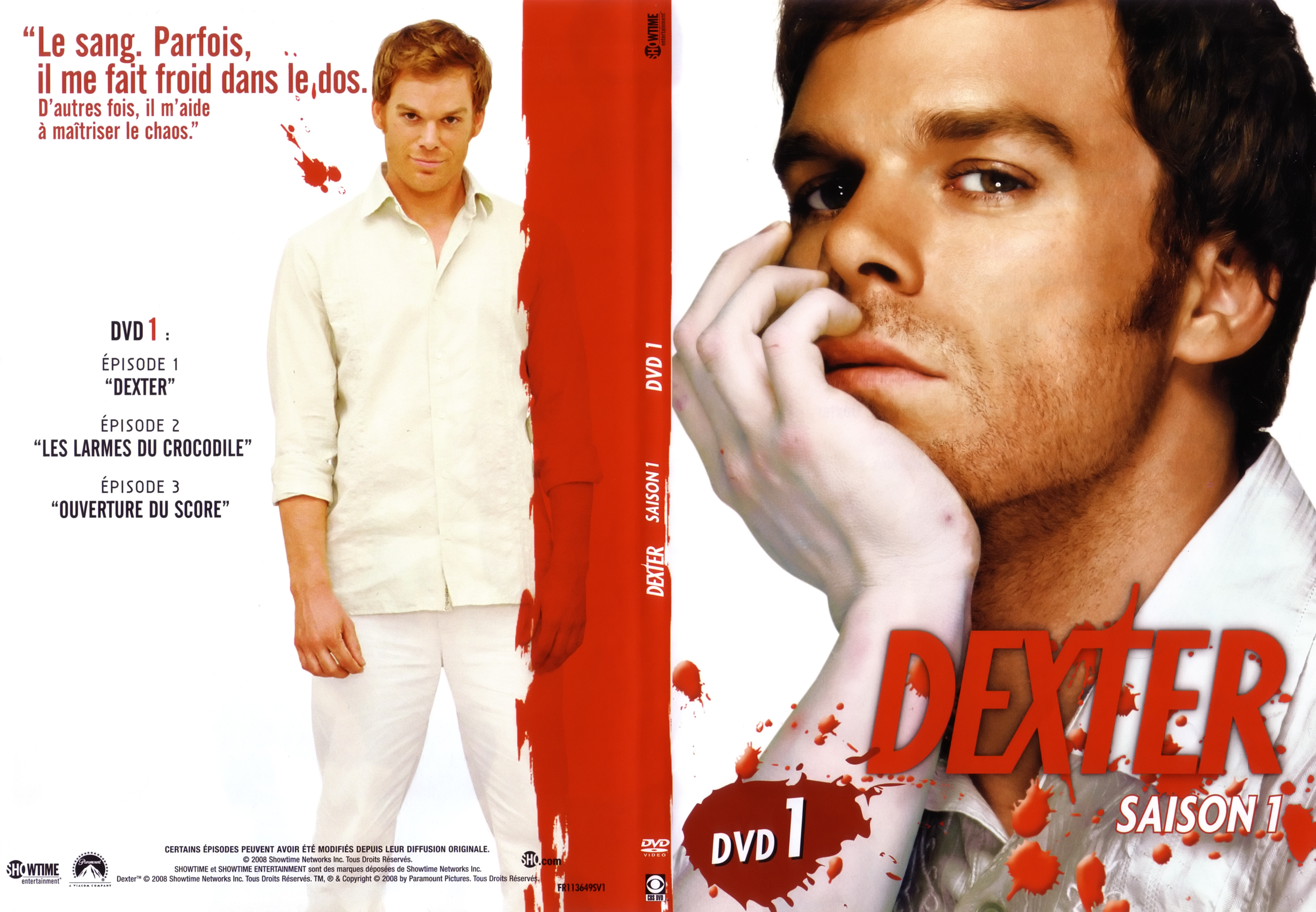 Jaquette DVD Dexter saison 1 DVD 1