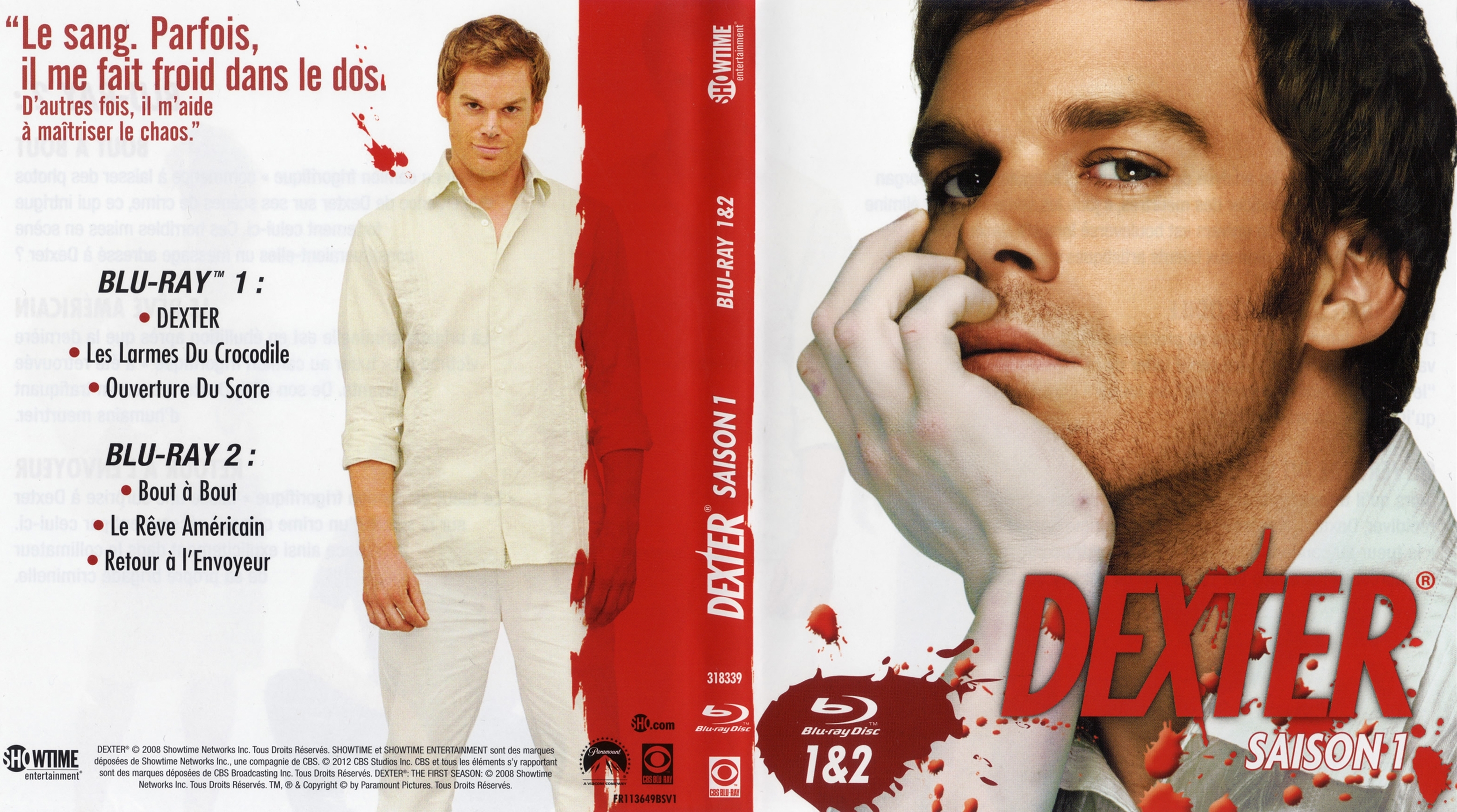 Jaquette DVD Dexter saison 1 DVD 1 (BLU-RAY)