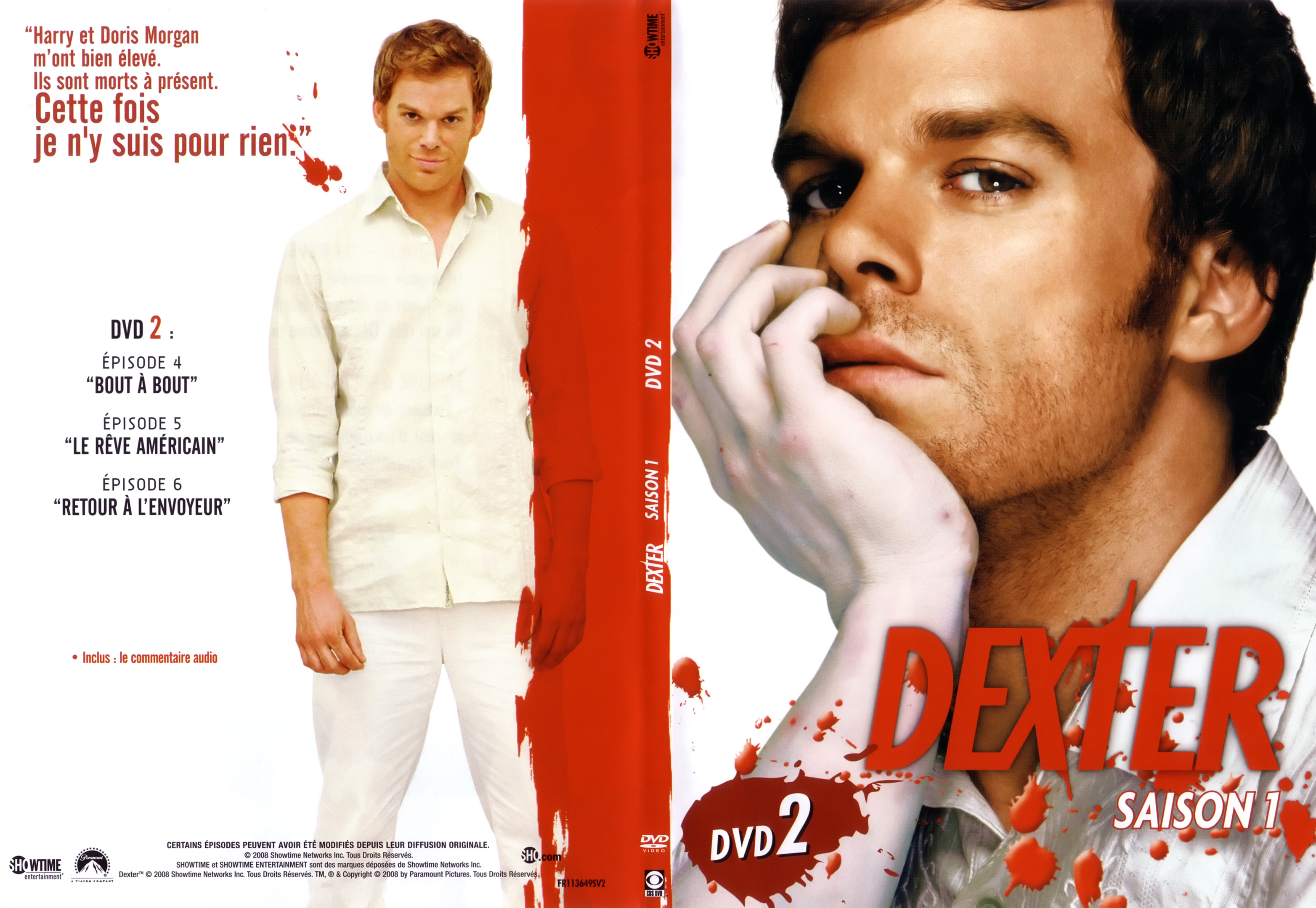Jaquette DVD Dexter saison 1 DVD 2