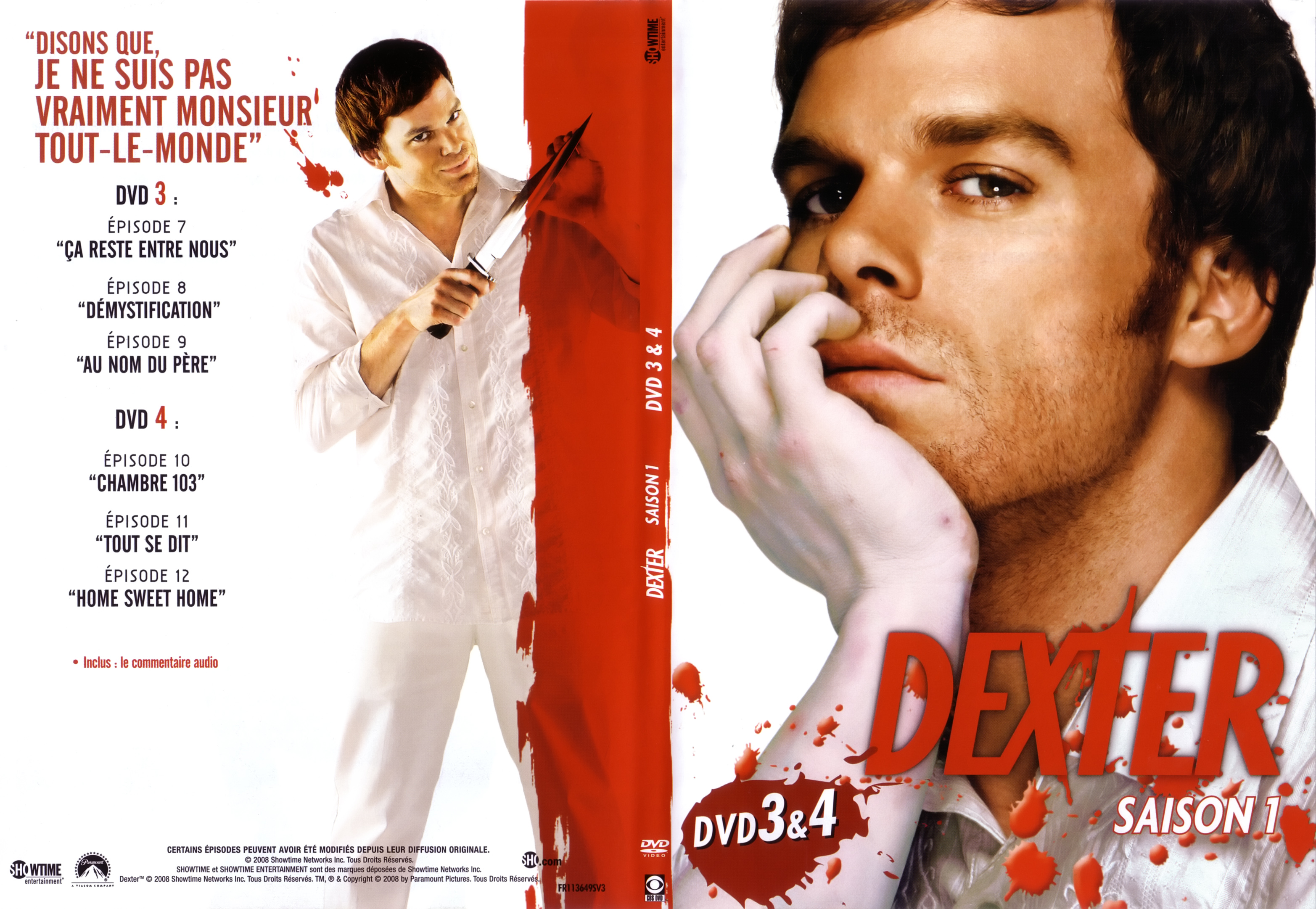 Jaquette DVD Dexter saison 1 DVD 3