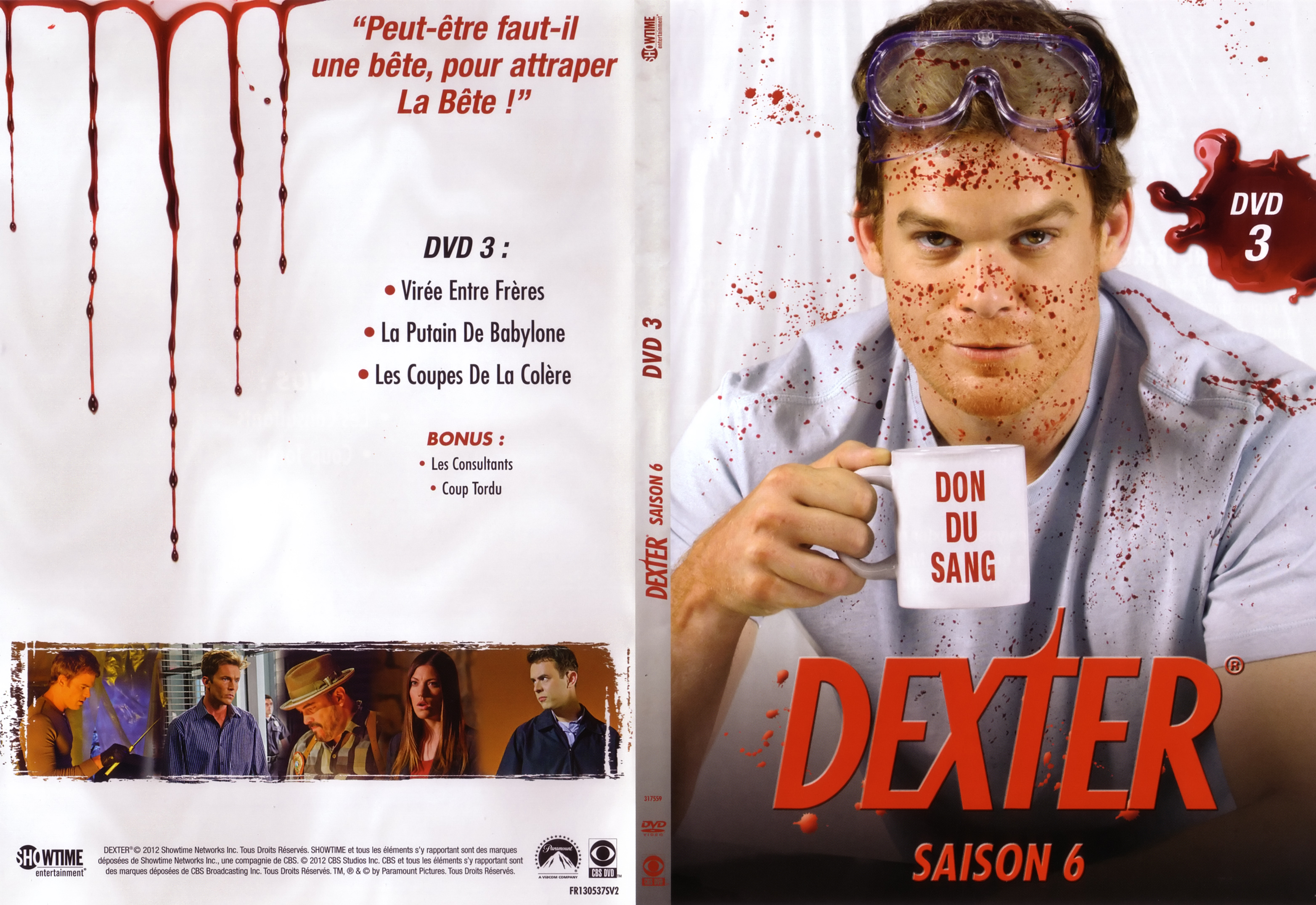 Jaquette DVD Dexter saison 6 DVD 3