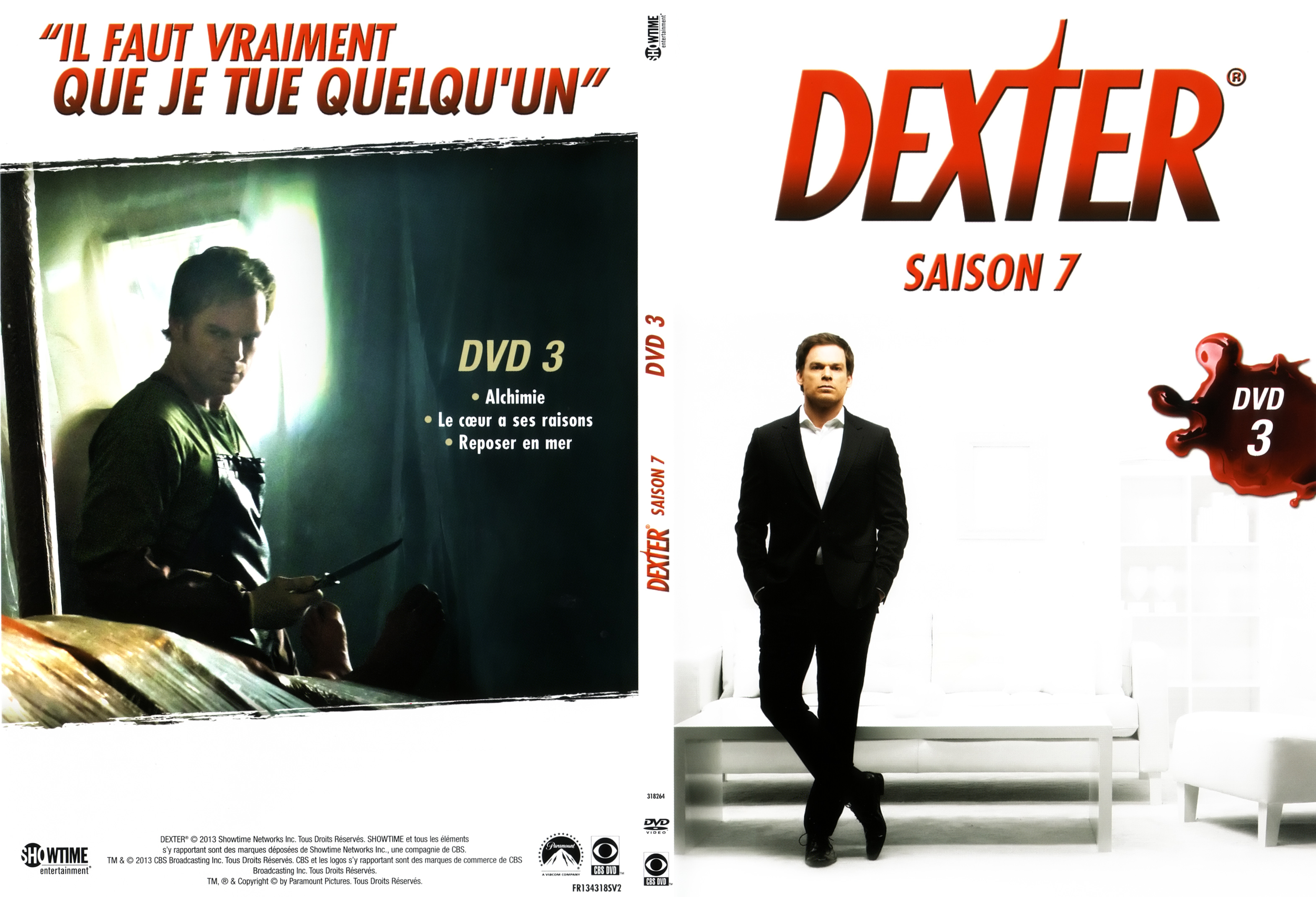 Jaquette DVD Dexter saison 7 DVD 2