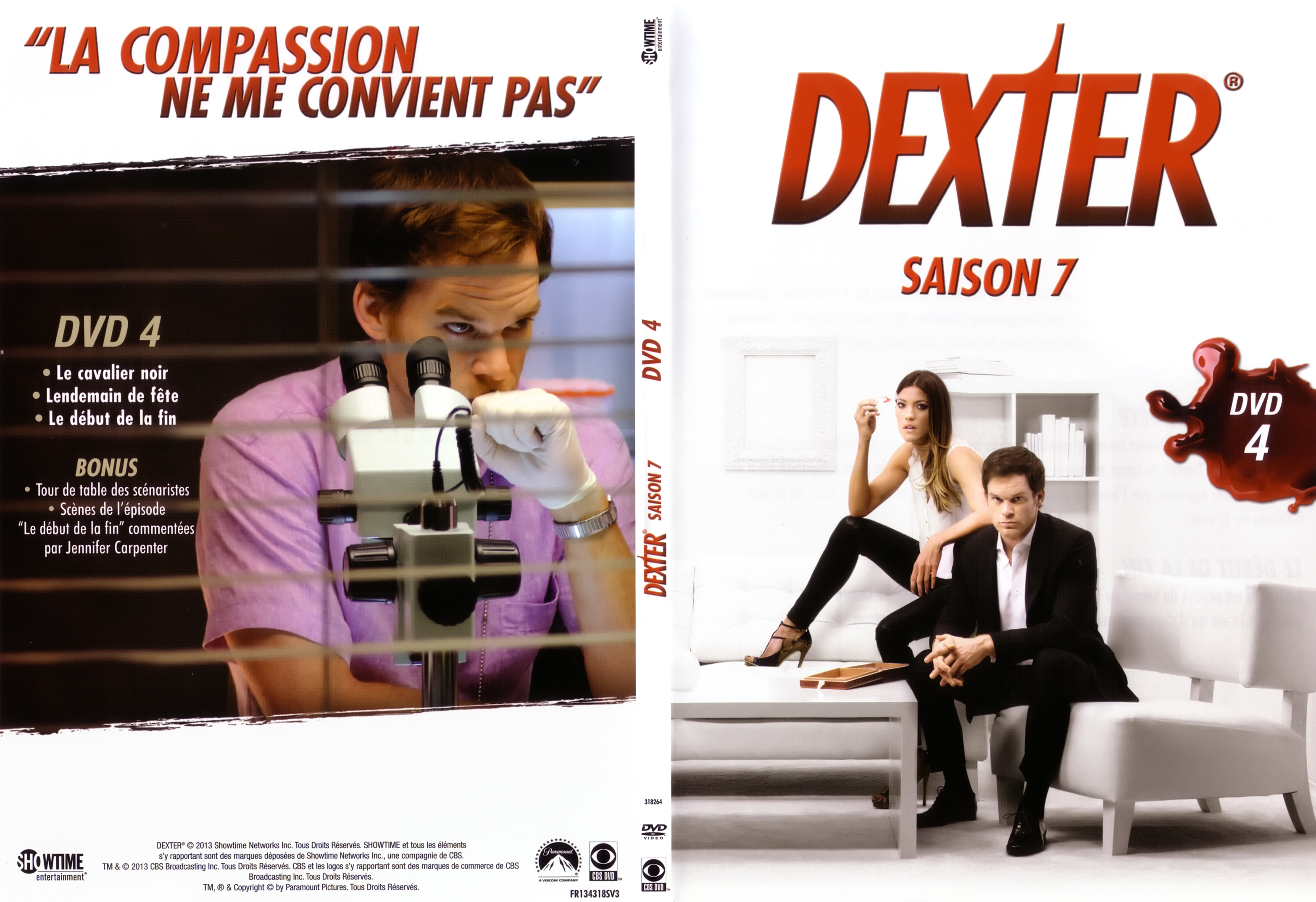 Jaquette DVD Dexter saison 7 DVD 3