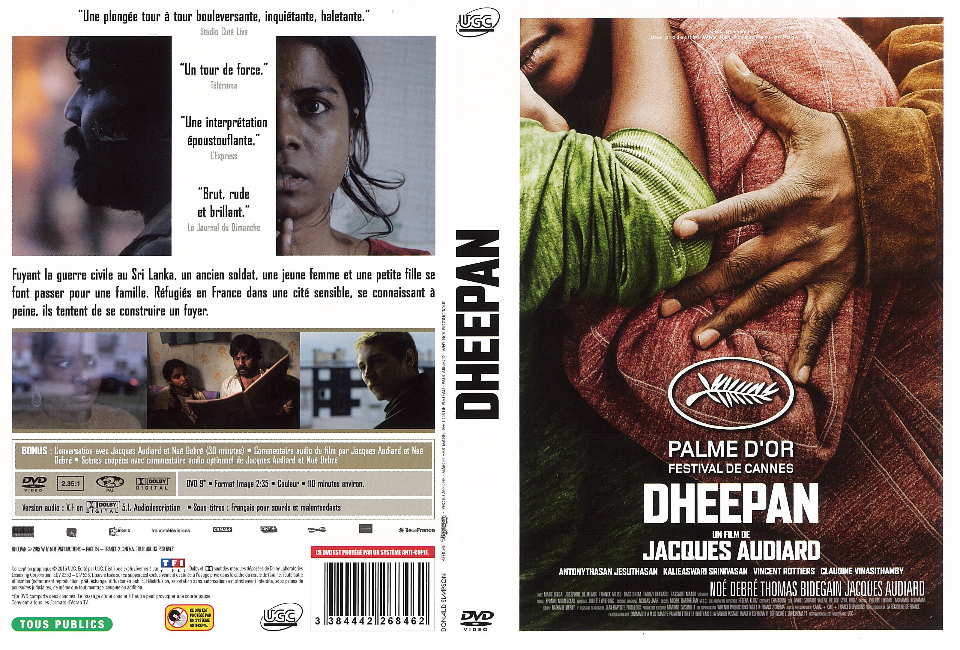 Jaquette DVD Dheepan