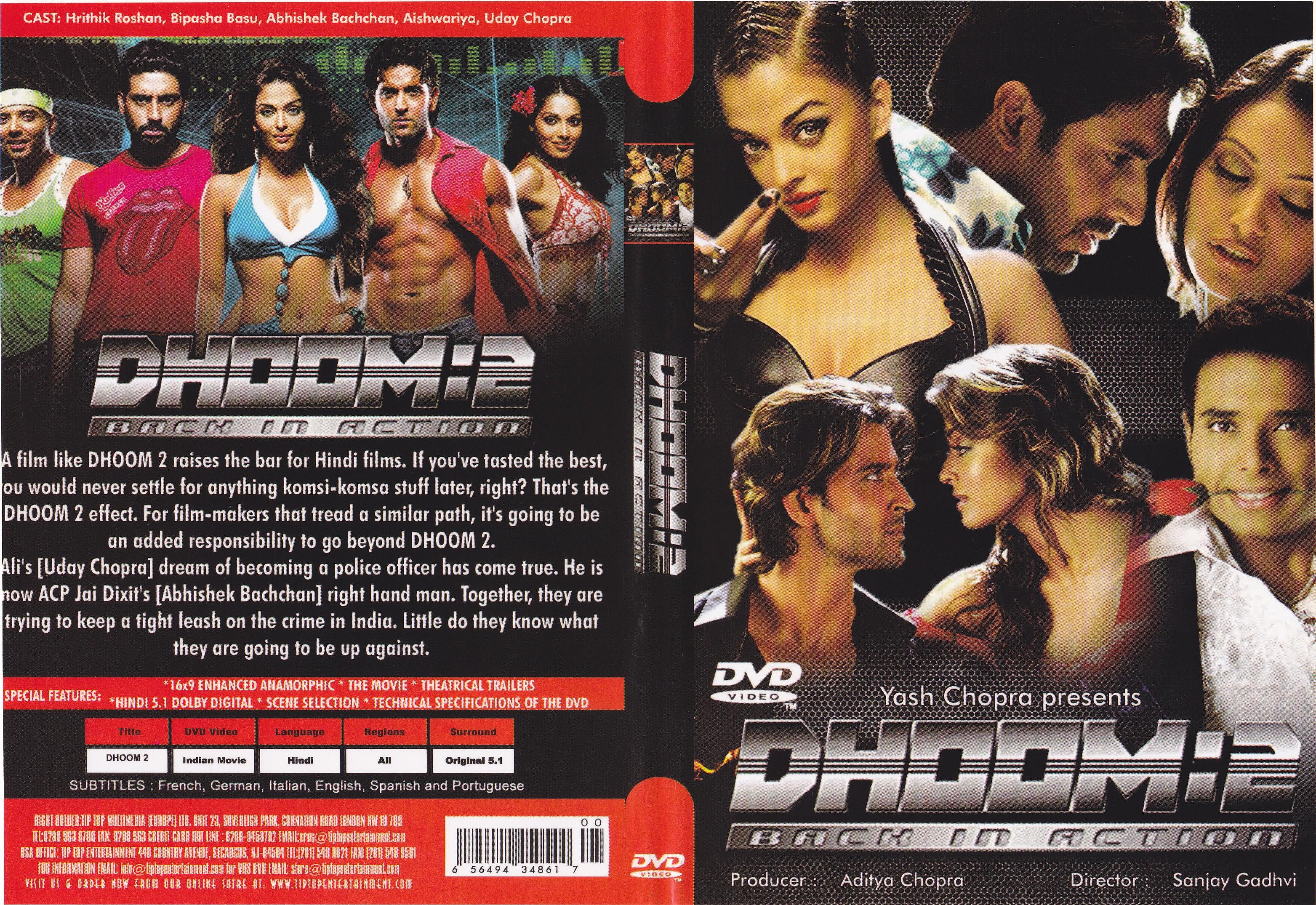 Jaquette DVD Dhoom 2