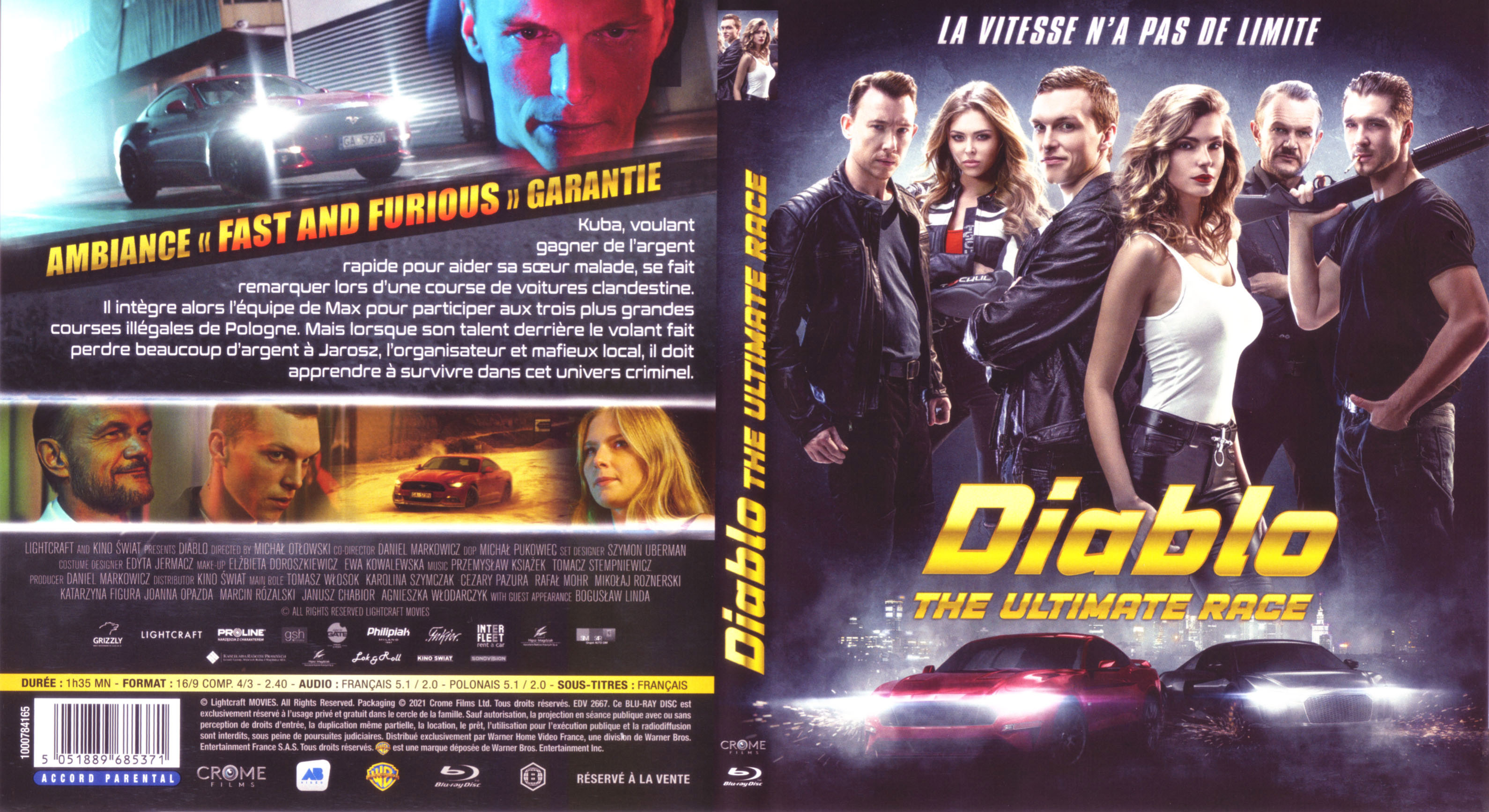 Jaquette DVD Diablo The ultimate race (BLU-RAY)