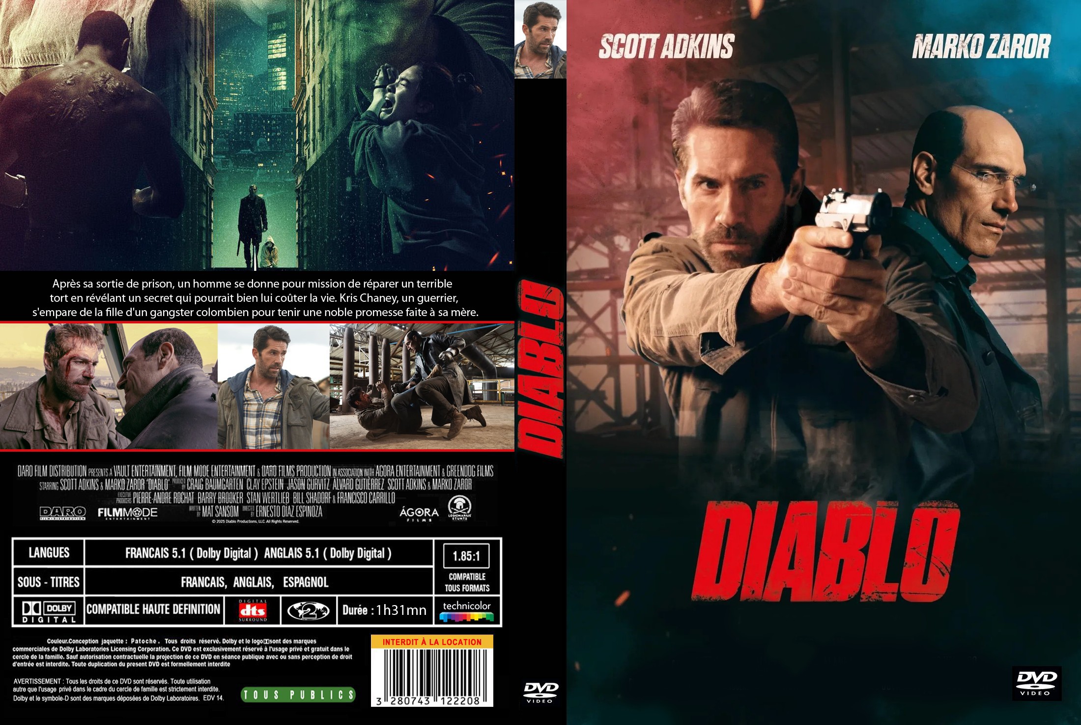 Jaquette DVD Diablo custom