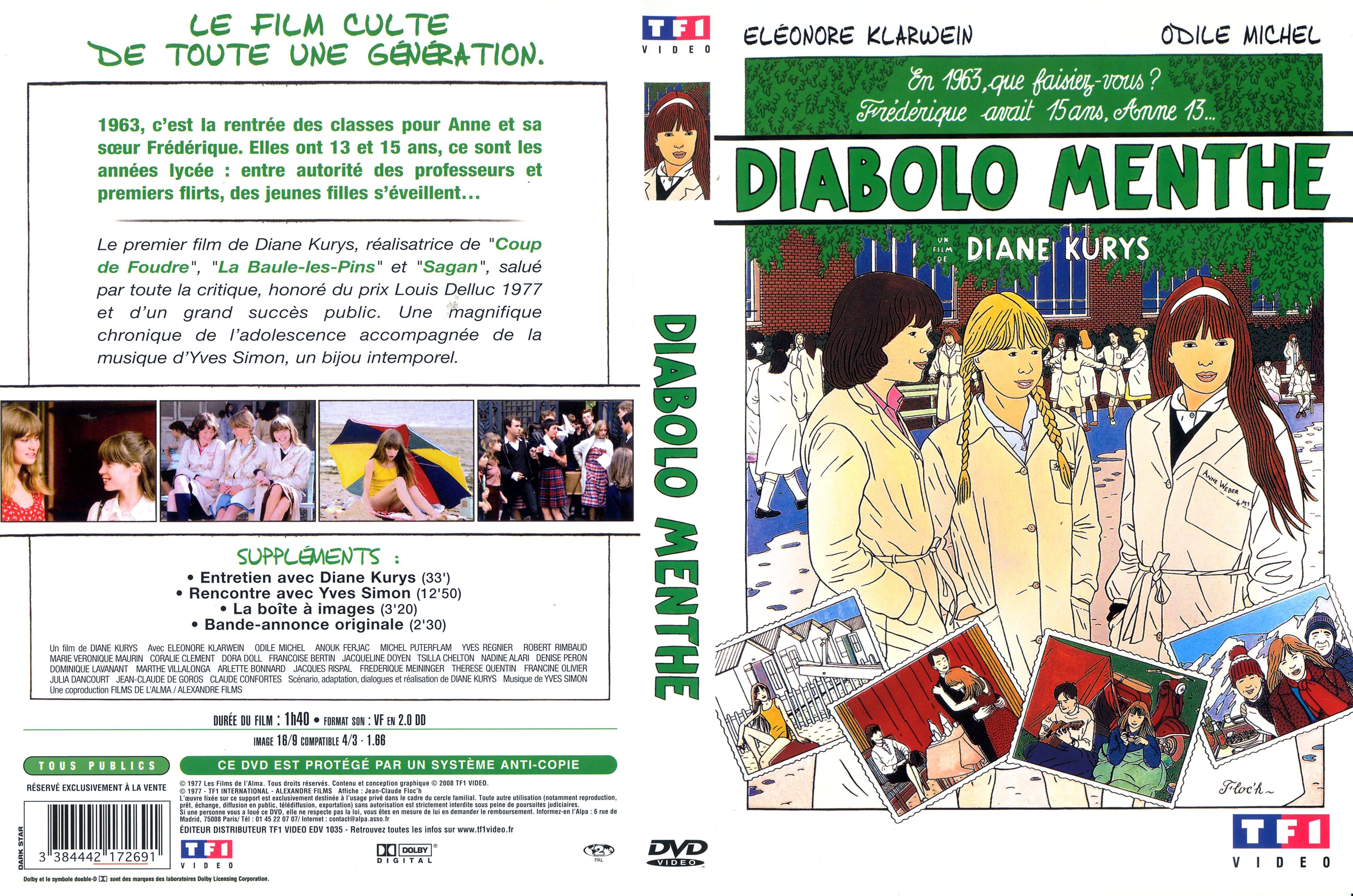 Jaquette DVD Diabolo menthe