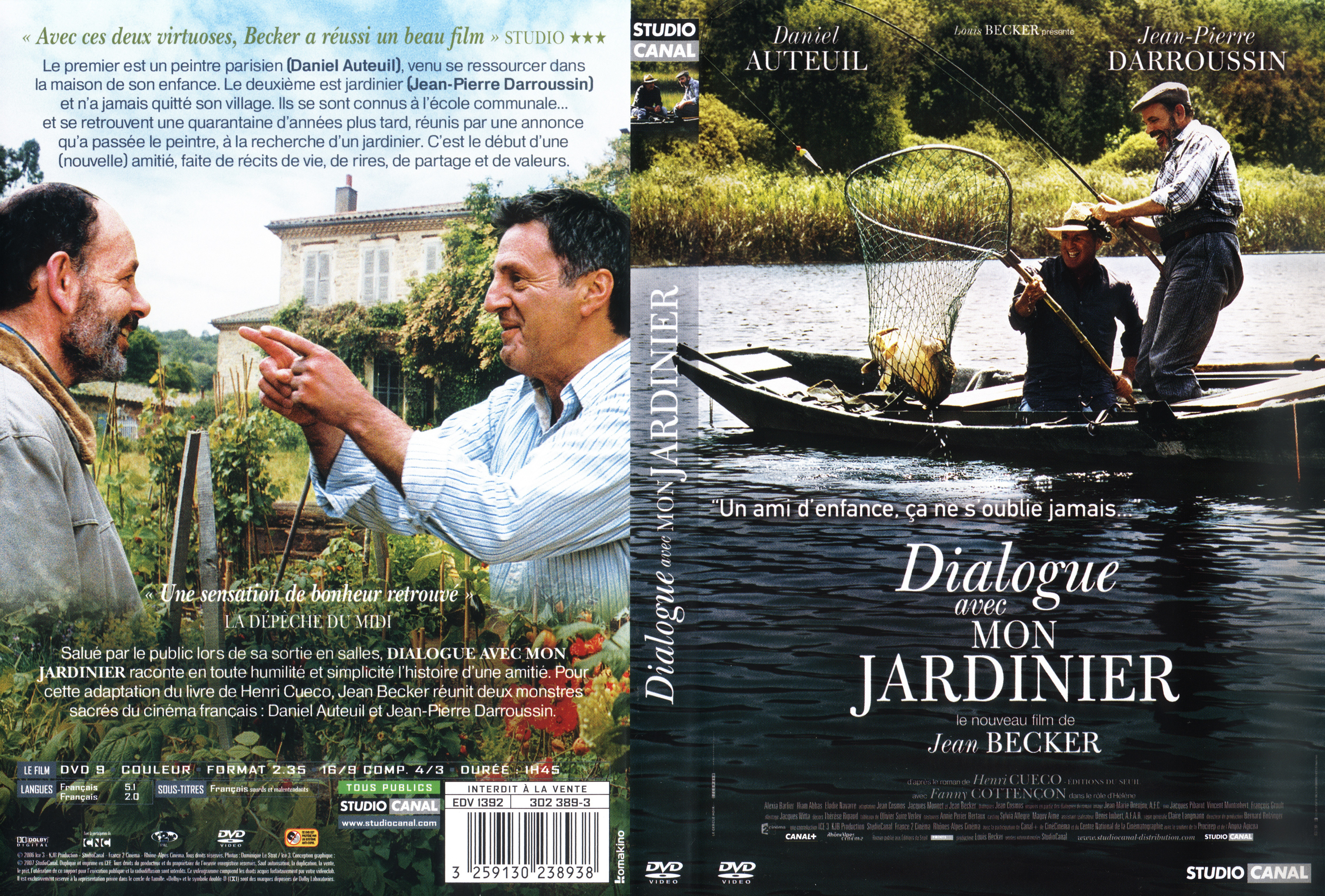 Jaquette DVD Dialogue avec mon jardinier