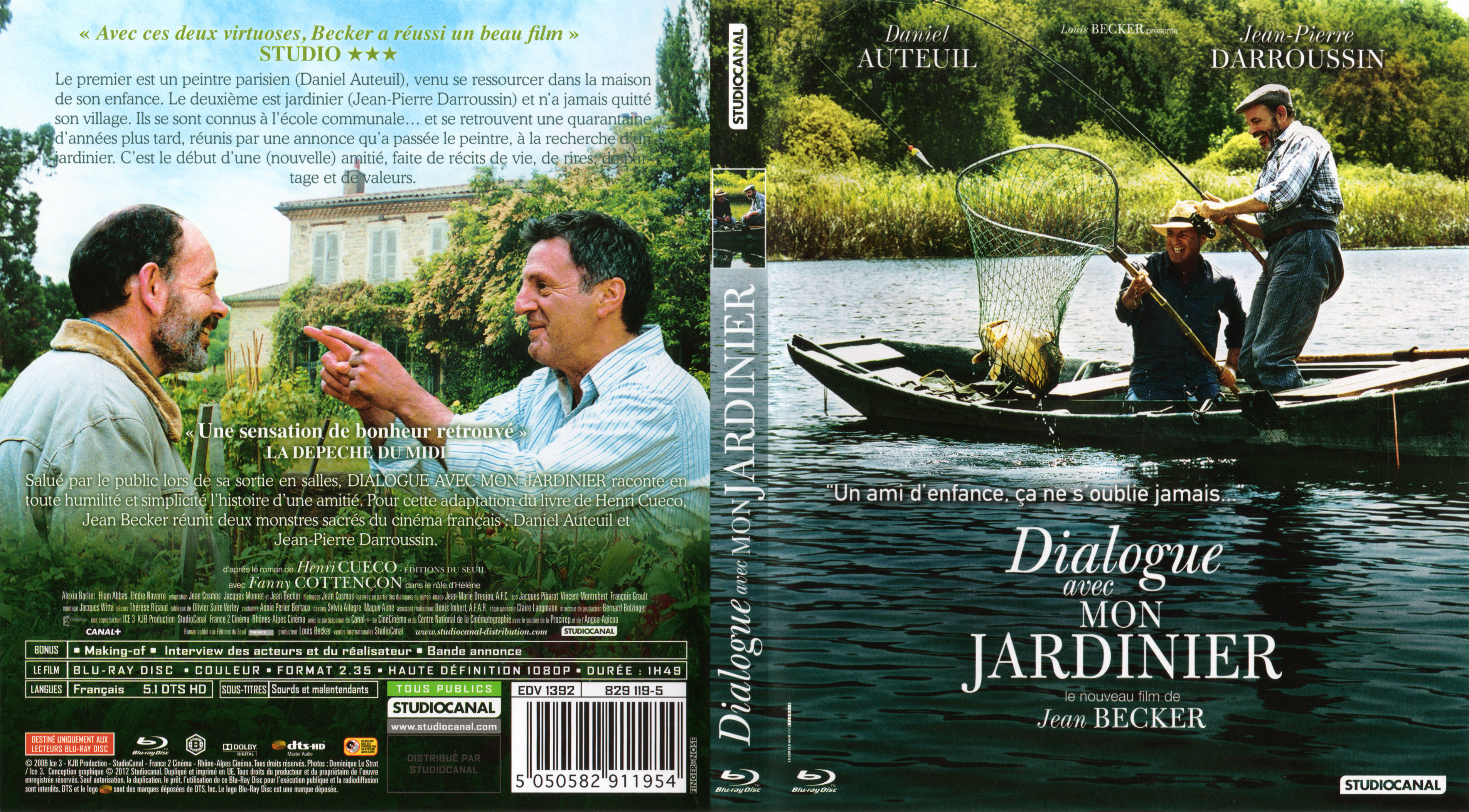 Jaquette DVD Dialogue avec mon jardinier (BLU-RAY)