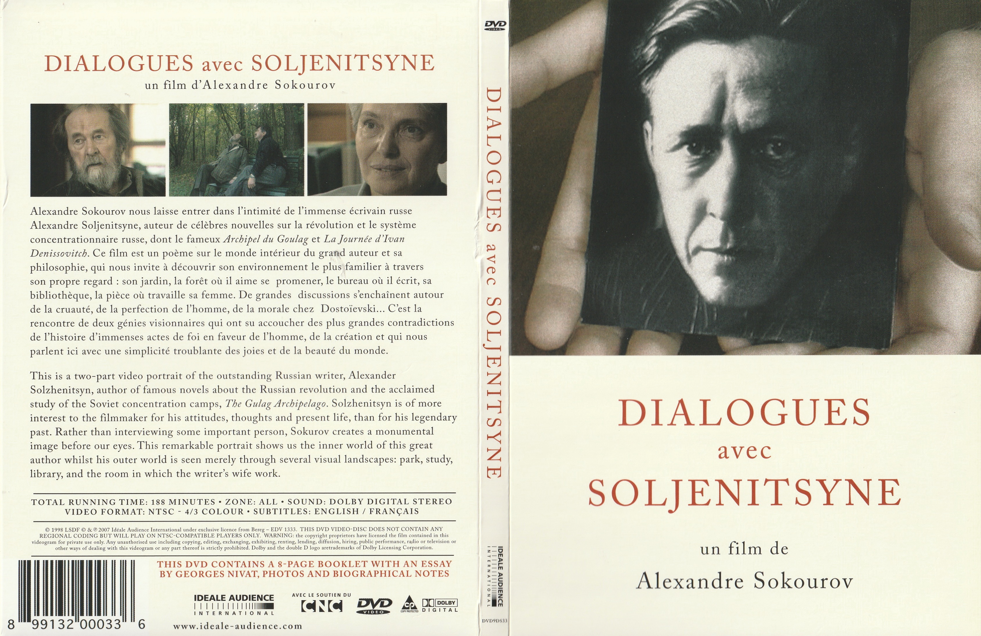 Jaquette DVD Dialogues avec Soljenitsyne