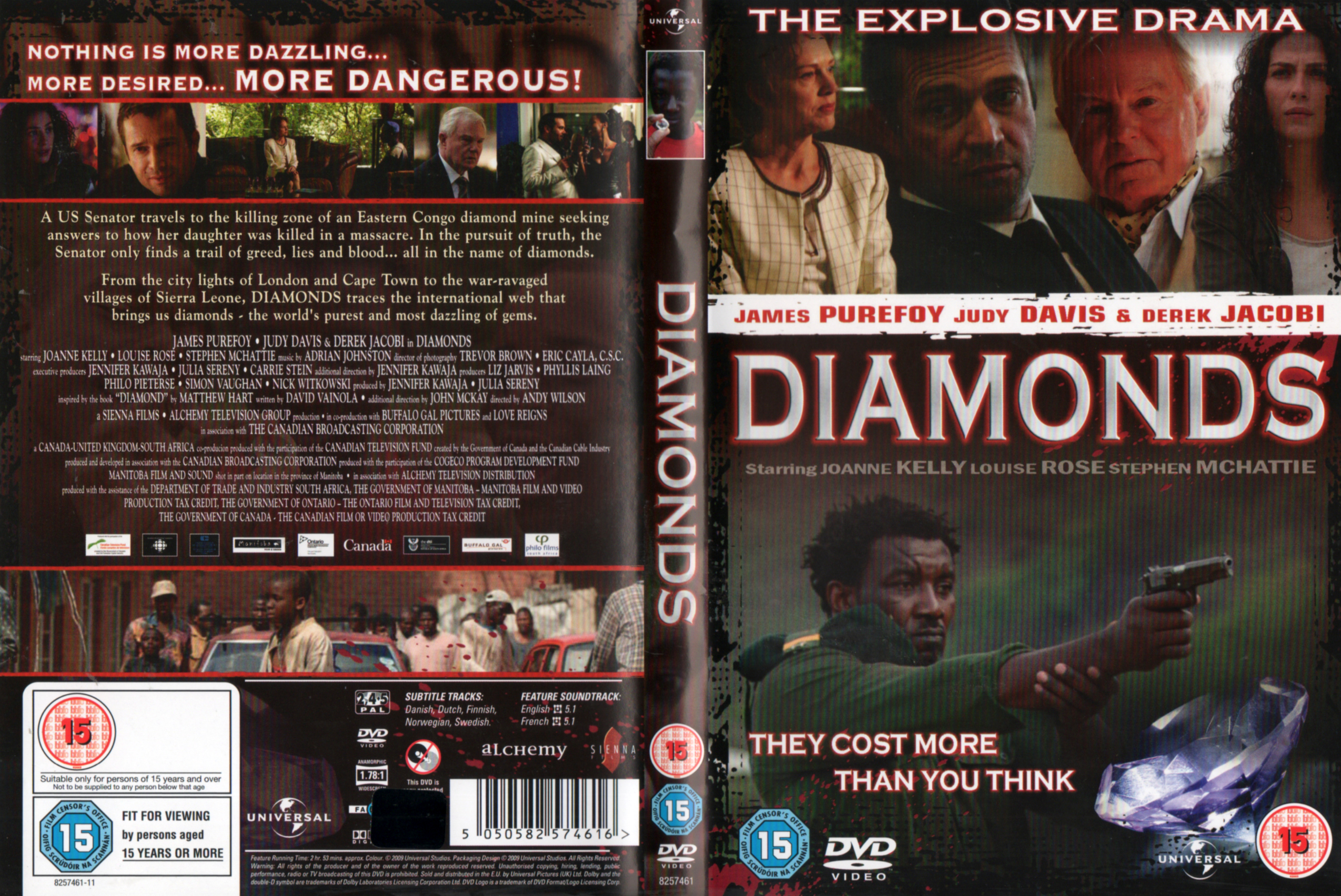 Jaquette DVD Diamonds Zone 1