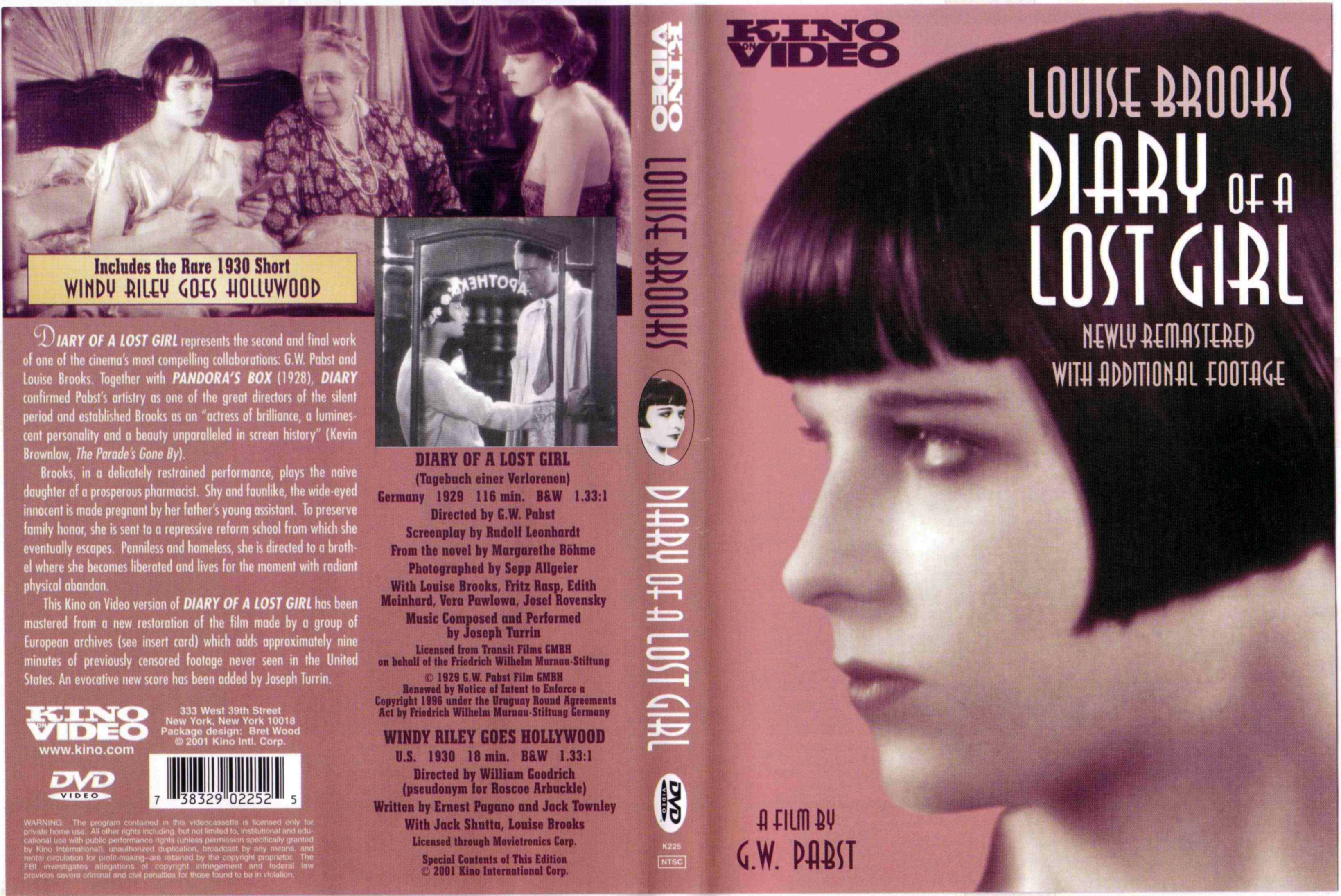 Jaquette DVD Diary of a lost girl