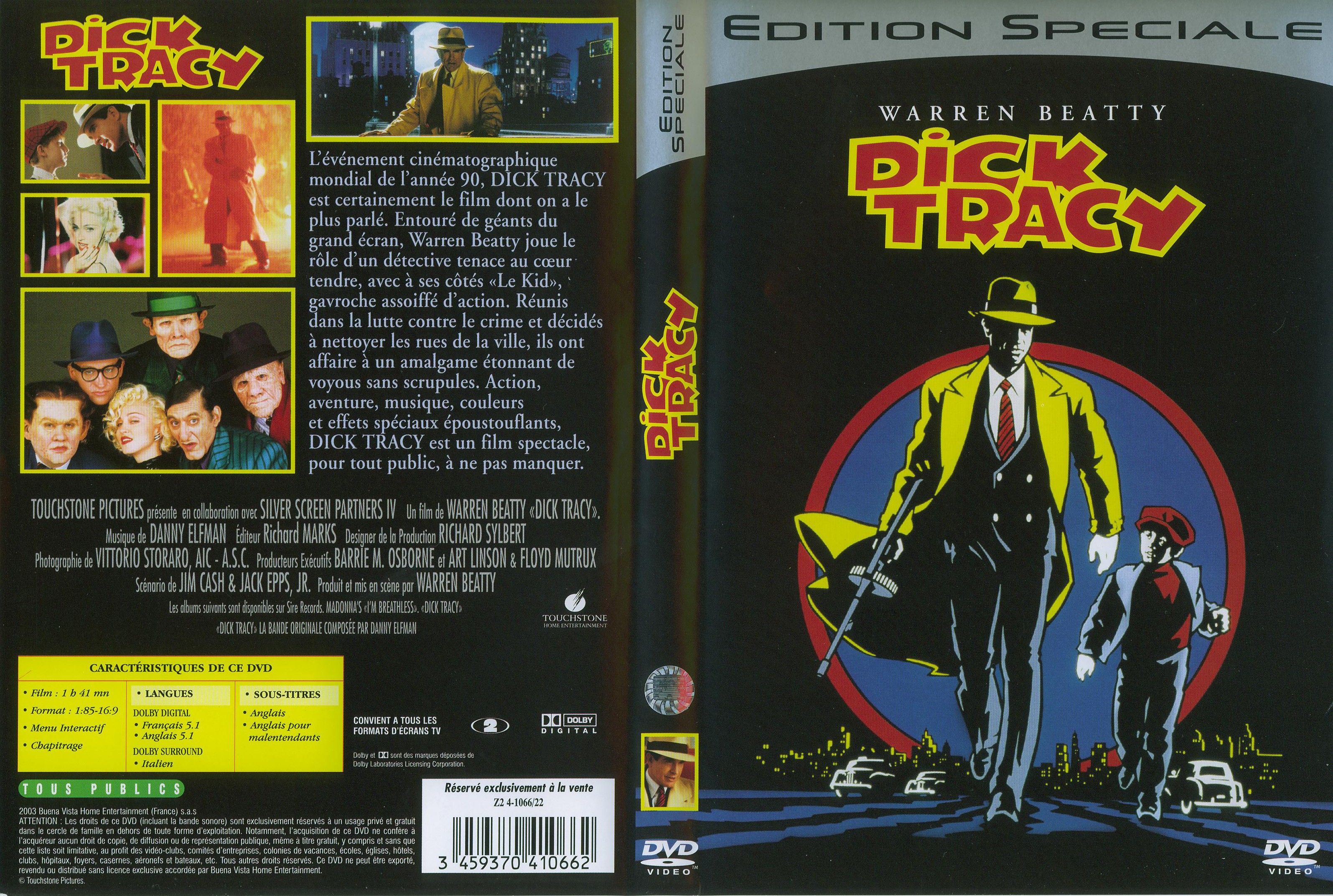 Jaquette DVD Dick Tracy