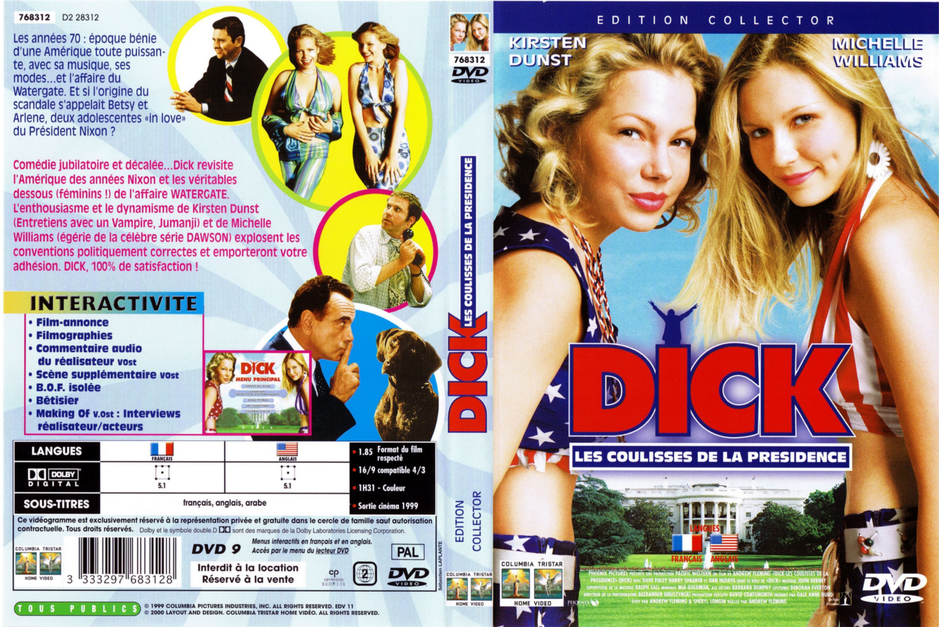 Jaquette DVD Dick les coulisses de la presidence