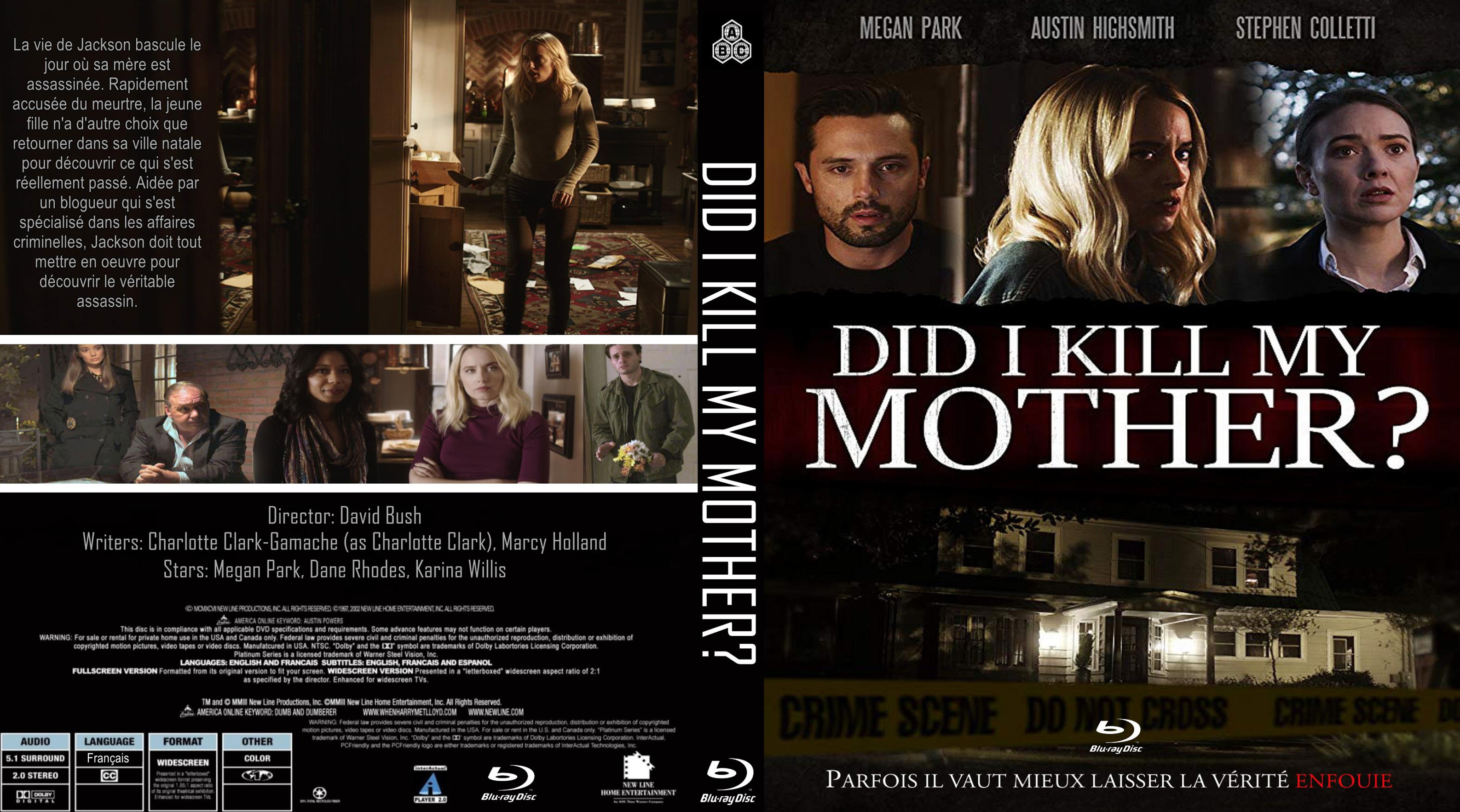 Jaquette DVD Did i kill my mother custom (BLU-RAY)