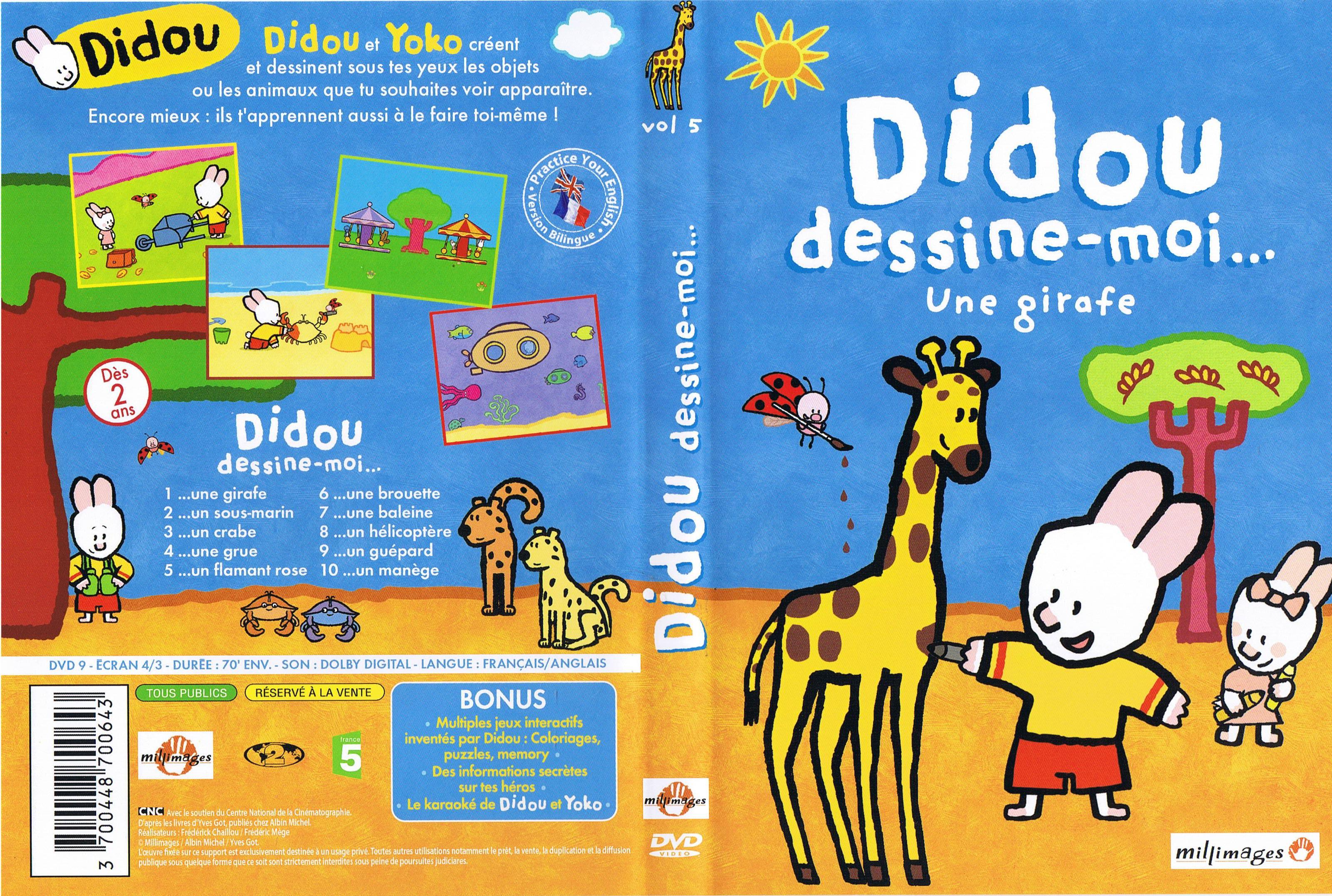 Jaquette DVD Didou dessine-moi vol 05