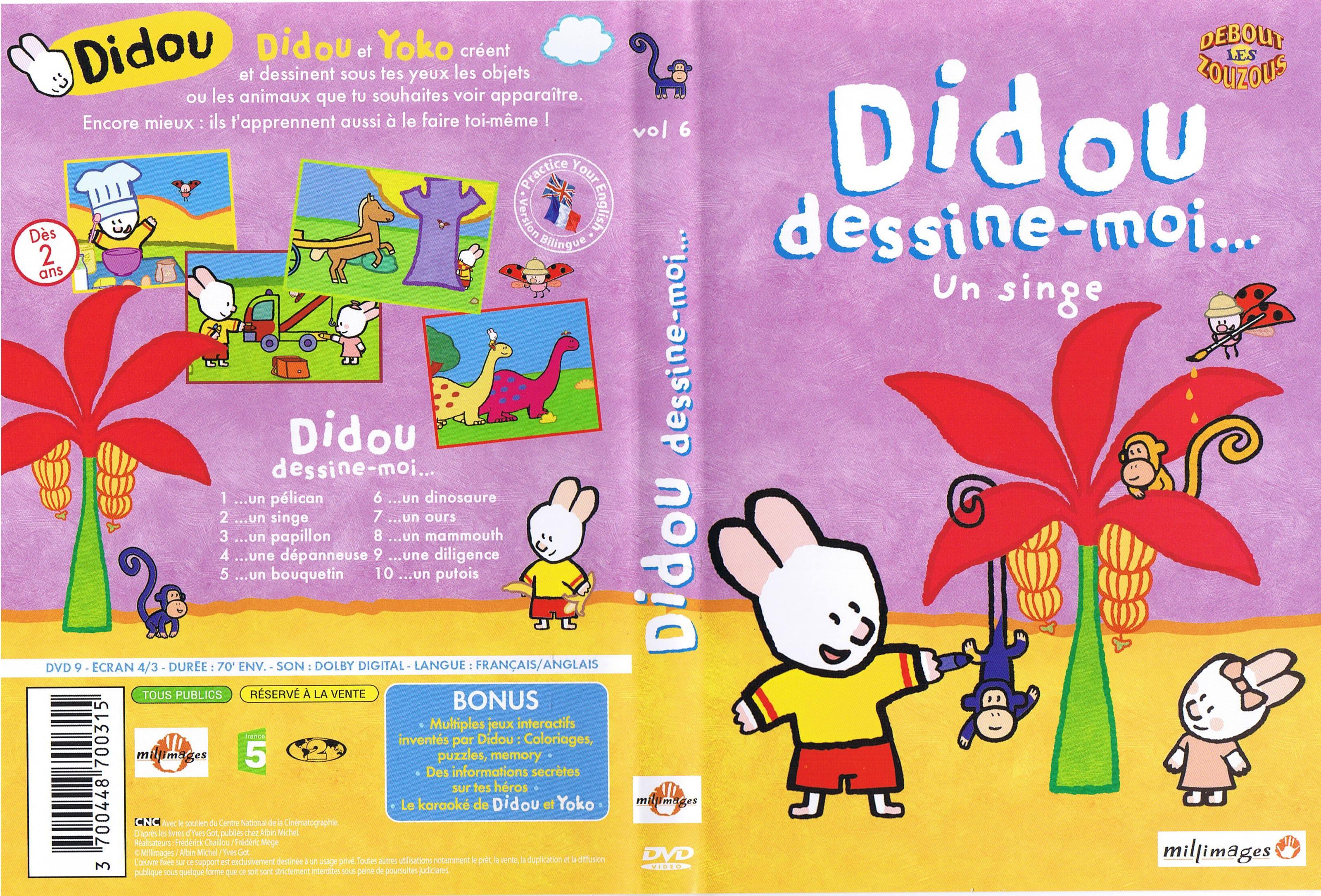 Jaquette DVD Didou dessine-moi vol 06