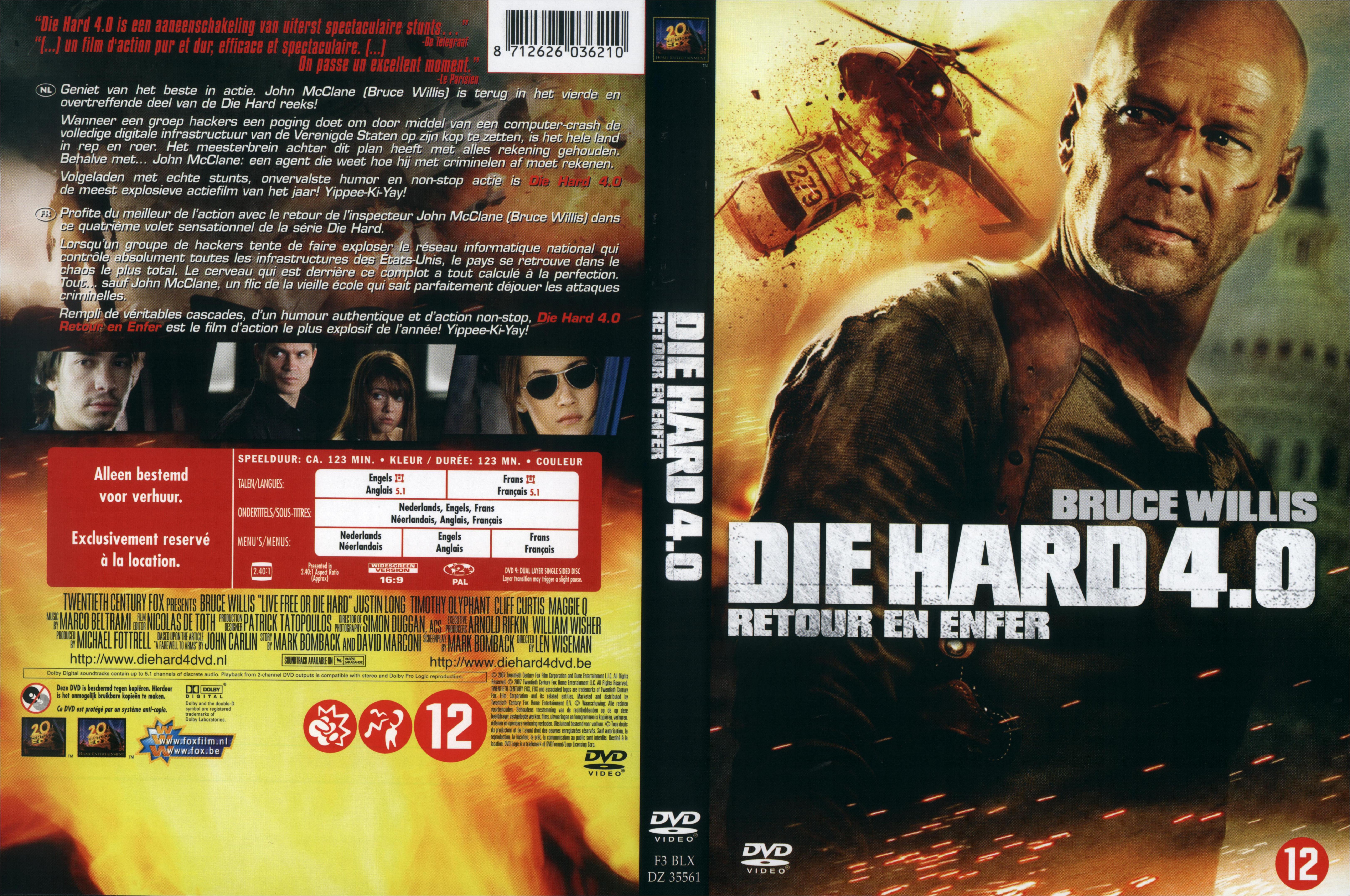 Jaquette DVD Die Hard 4