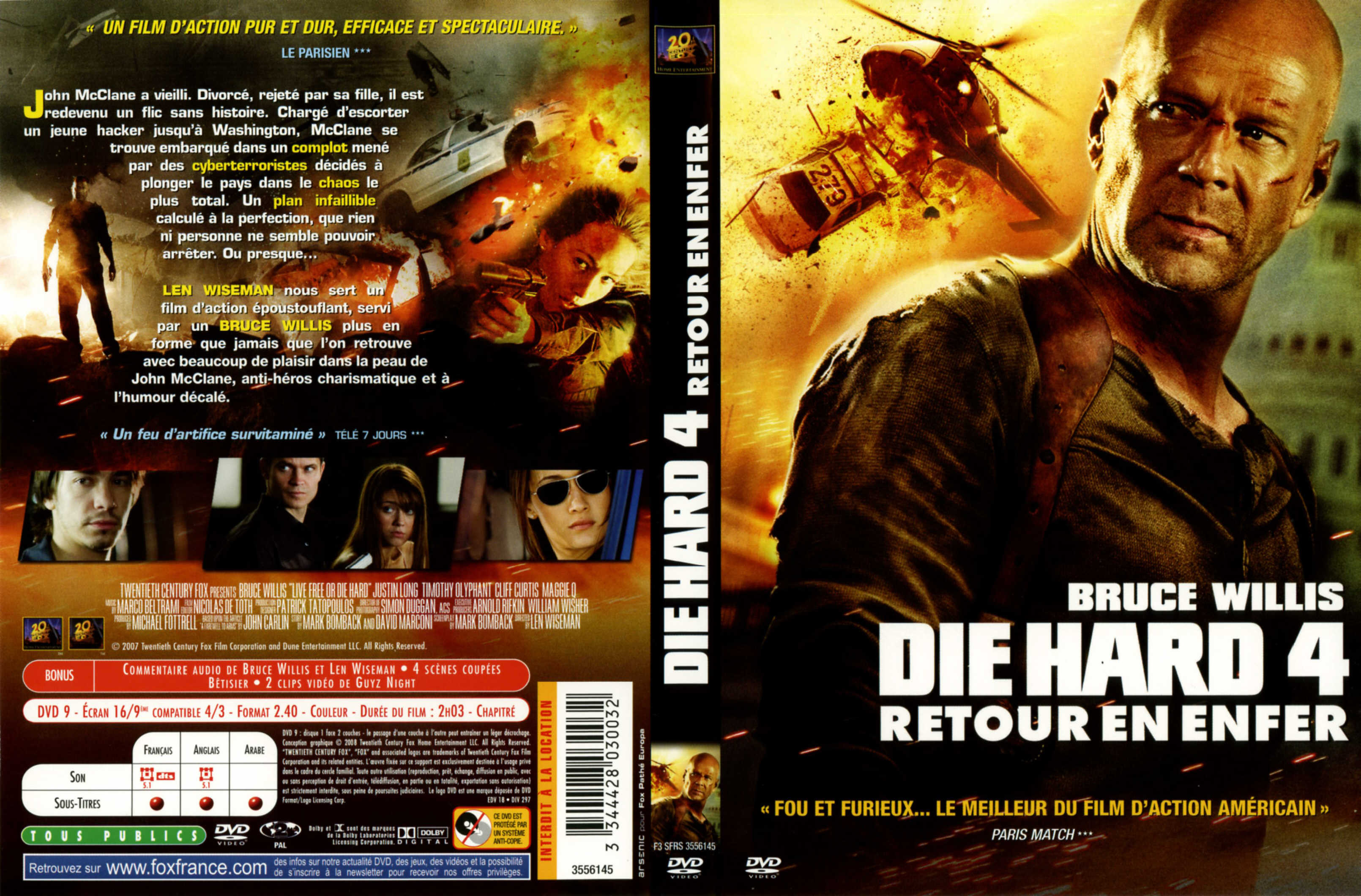Jaquette DVD Die Hard 4 v2