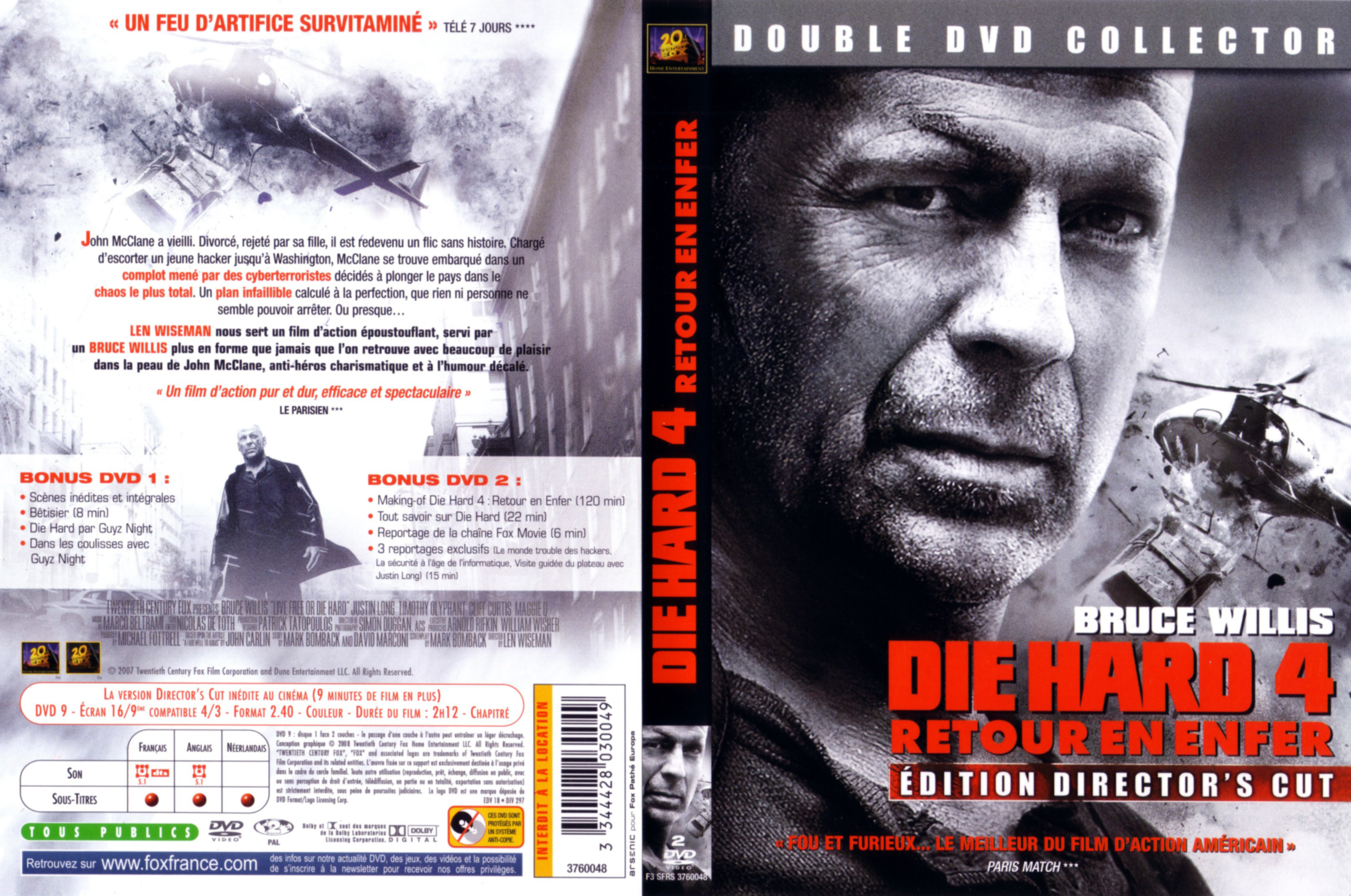 Jaquette DVD Die Hard 4 v3