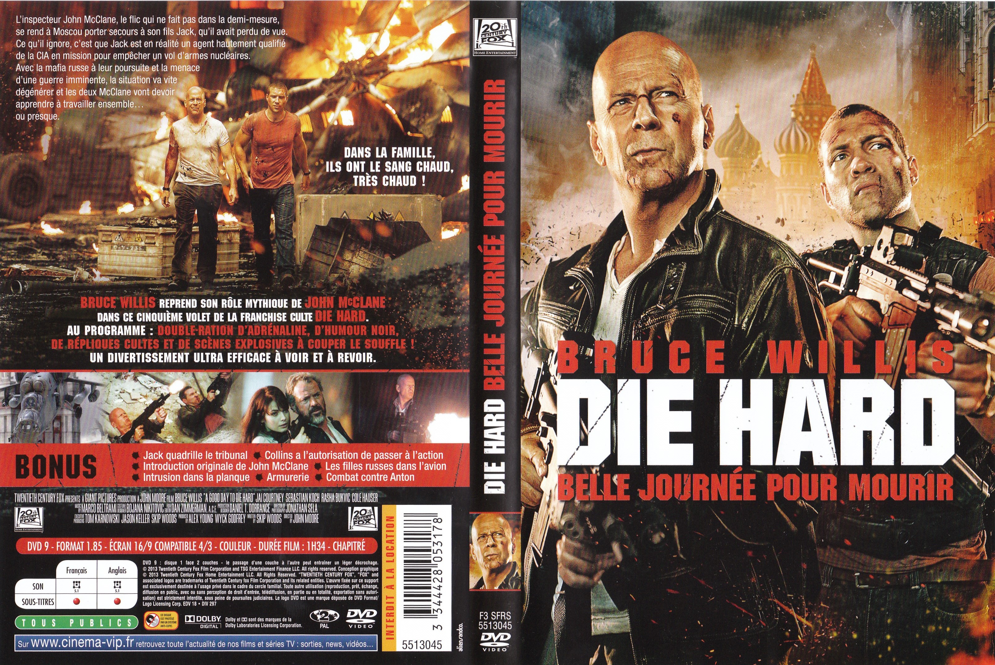 Jaquette DVD Die Hard Belle journe pour mourir