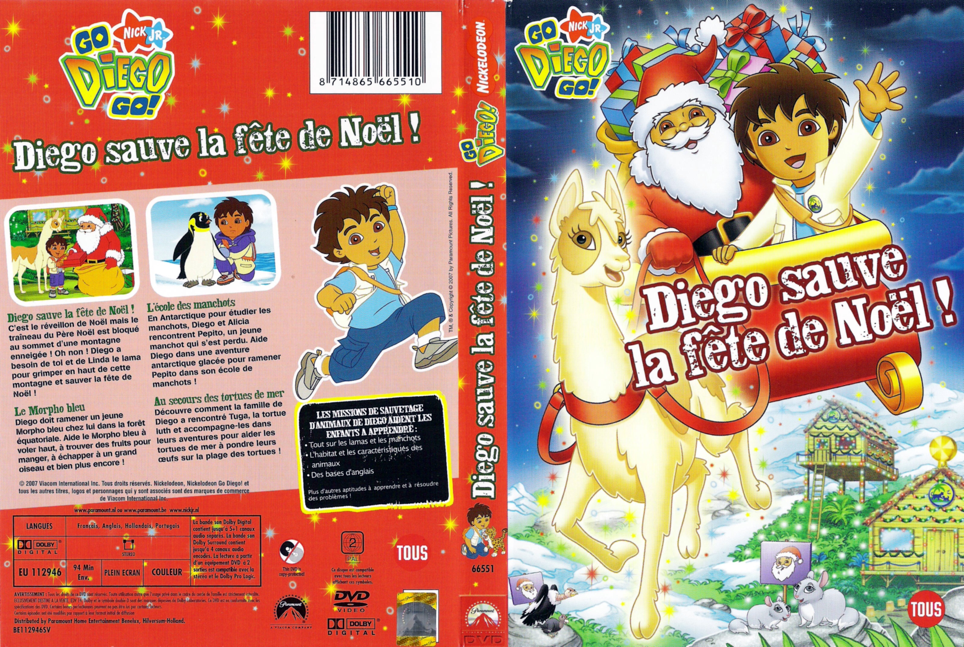 Jaquette DVD Diego sauve la fete de noel