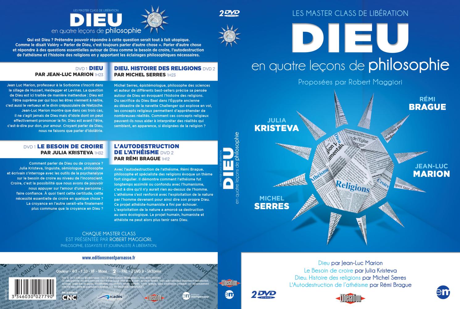 Jaquette DVD Dieu en quatre lecons de philosophie