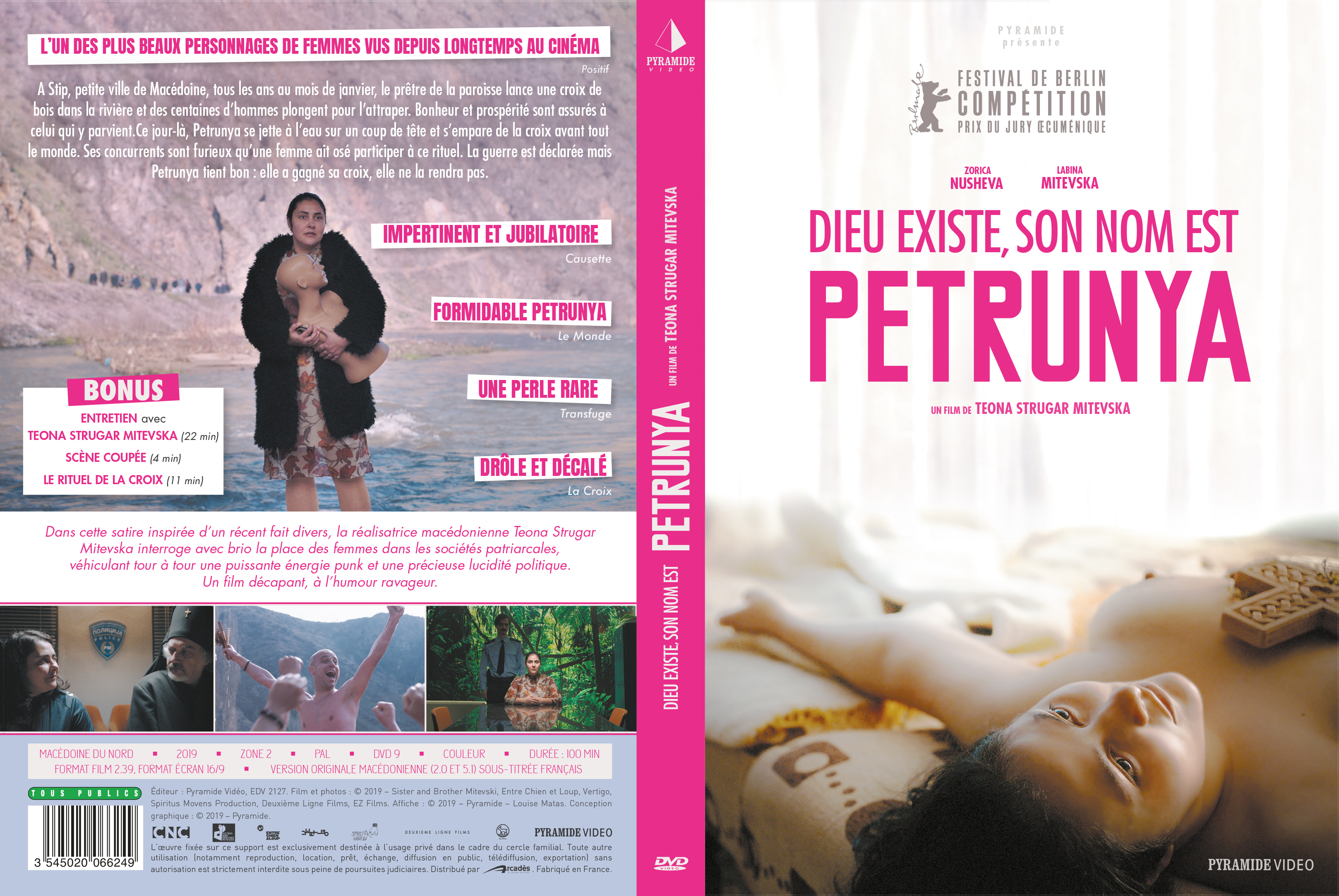 Jaquette DVD Dieu existe son nom est Petrunya