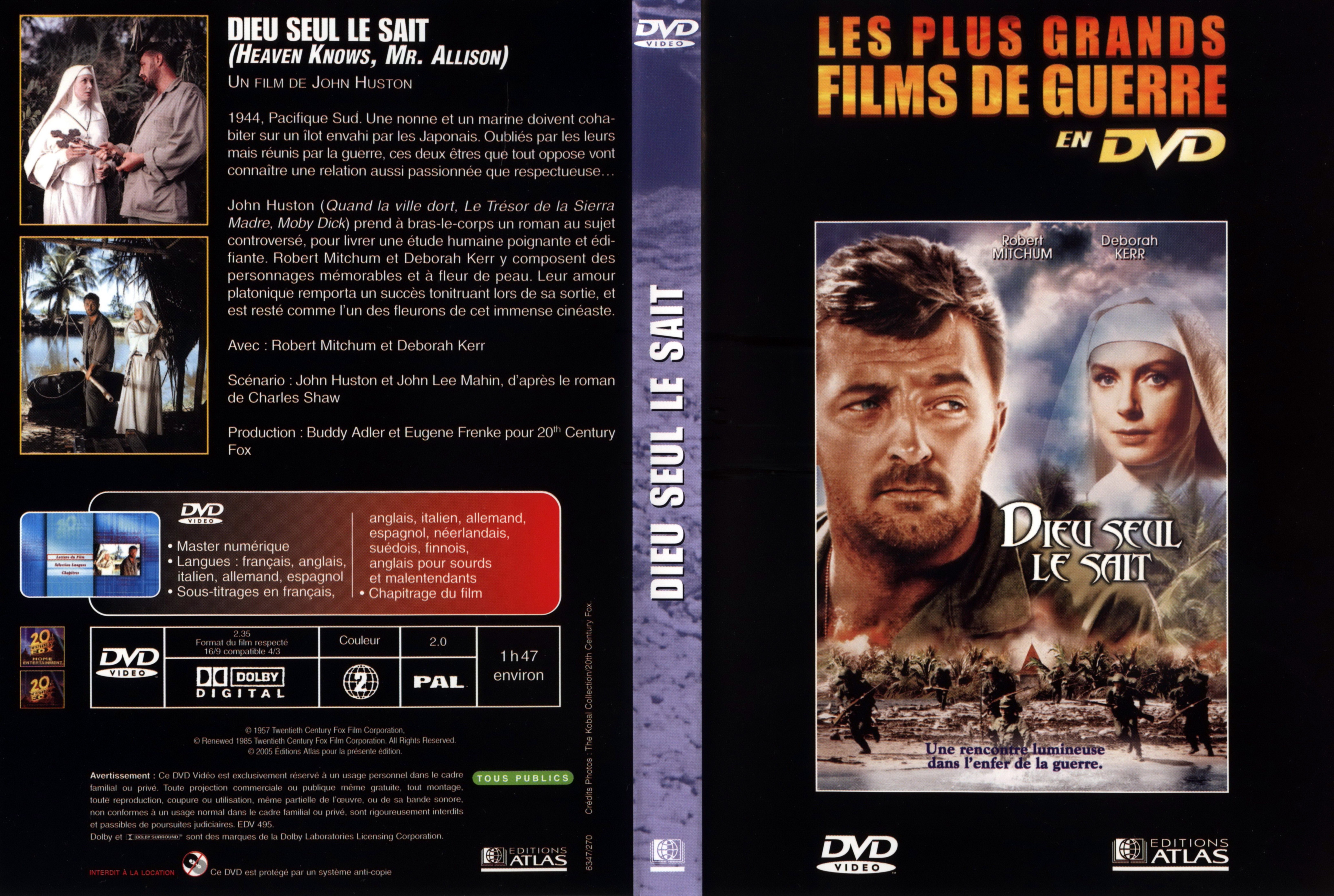 Jaquette DVD Dieu seul le sait