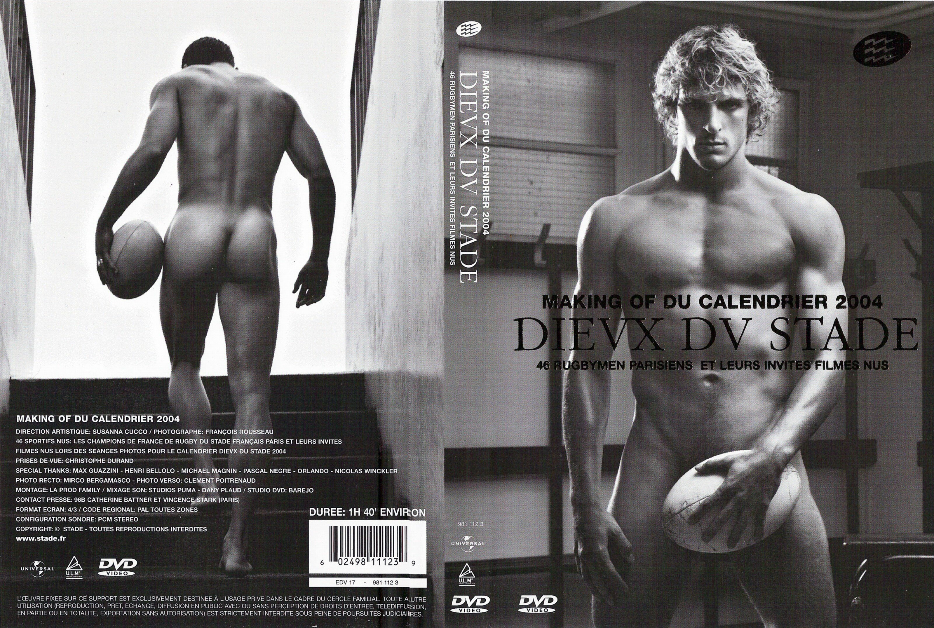 Jaquette DVD Dieux du stade 2005 - Making of du calendrier