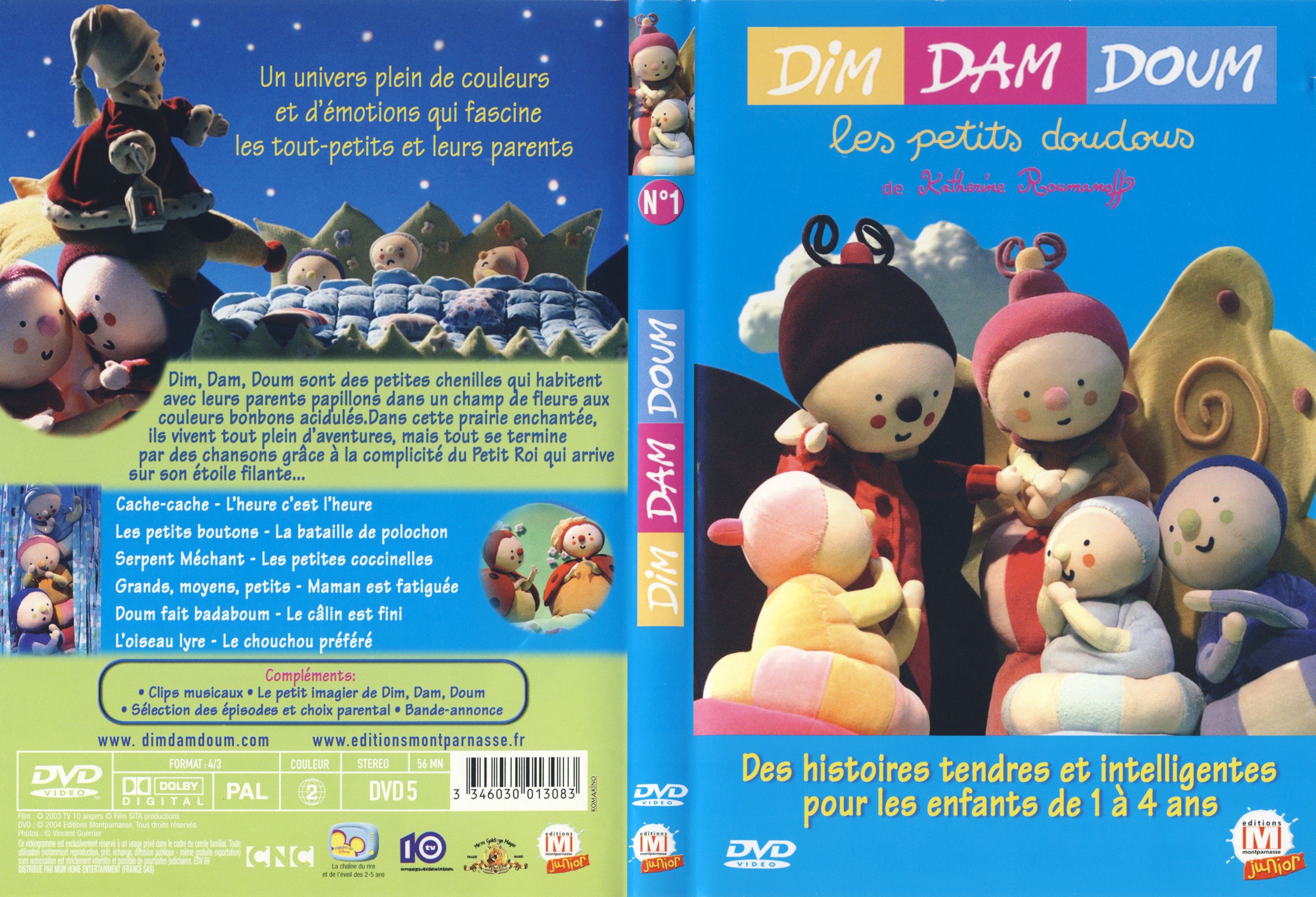 Jaquette DVD Dim dam doum vol 01