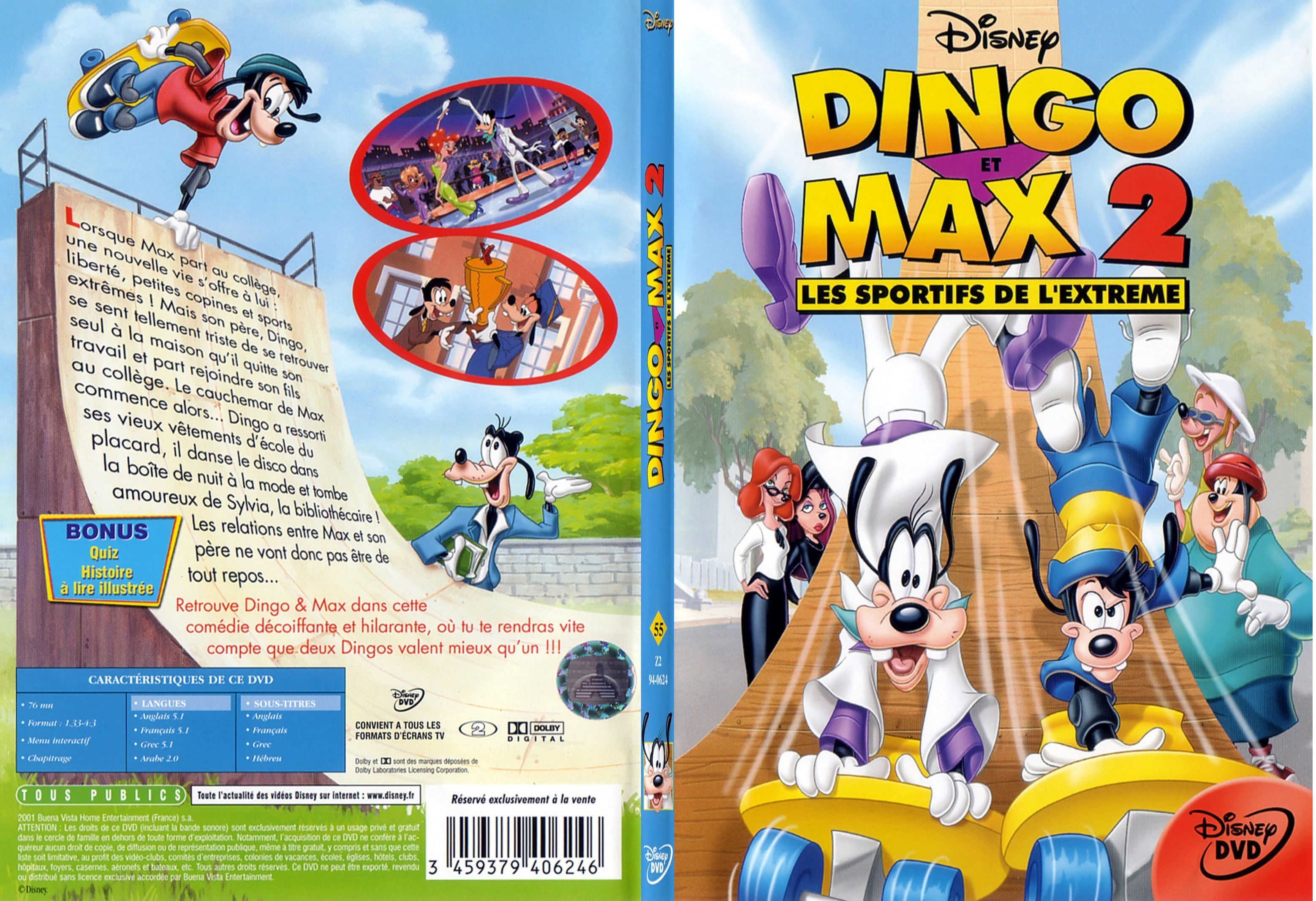Jaquette DVD Dingo et Max 2 - SLIM