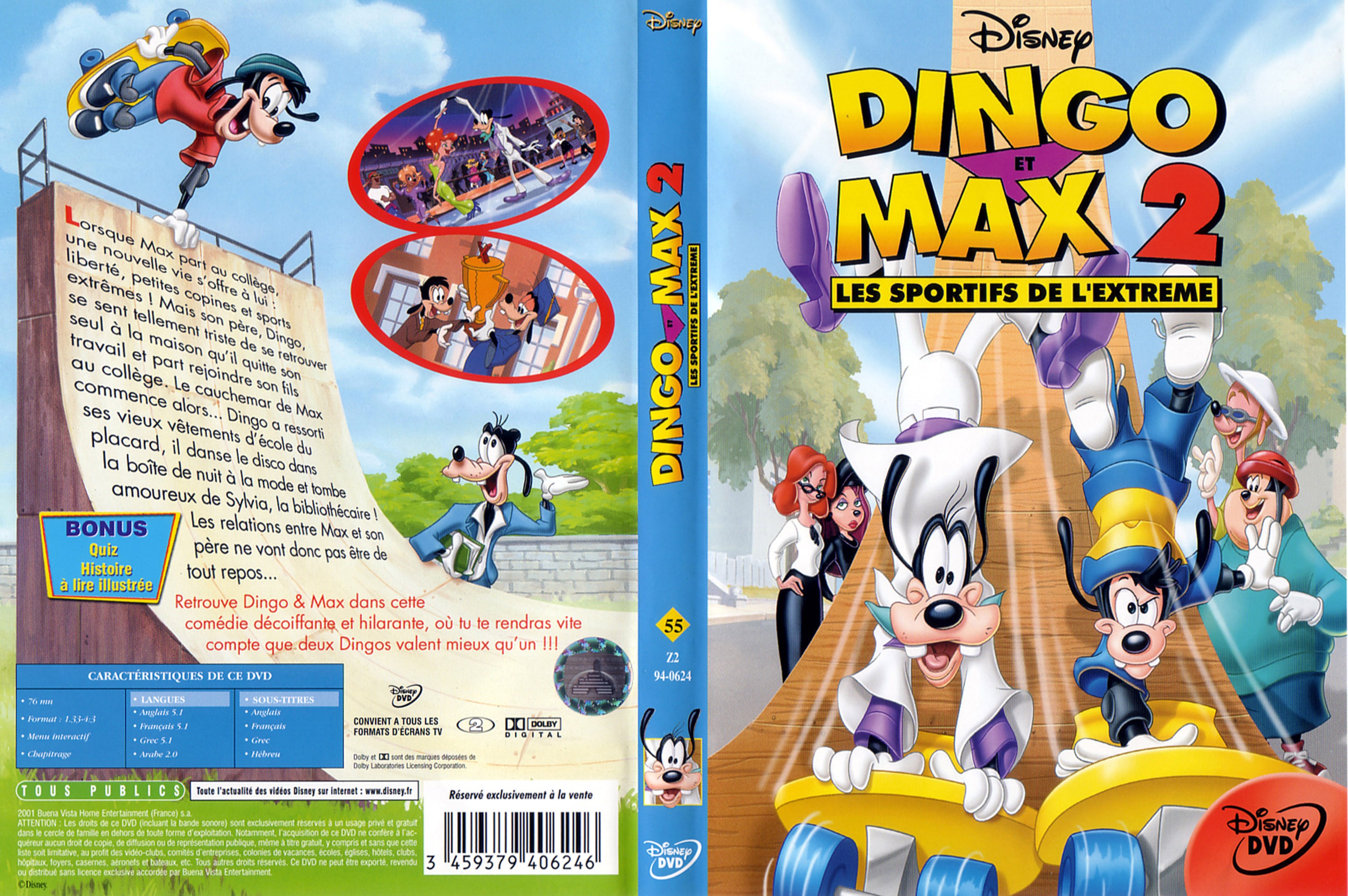 Jaquette DVD Dingo et Max 2 v2