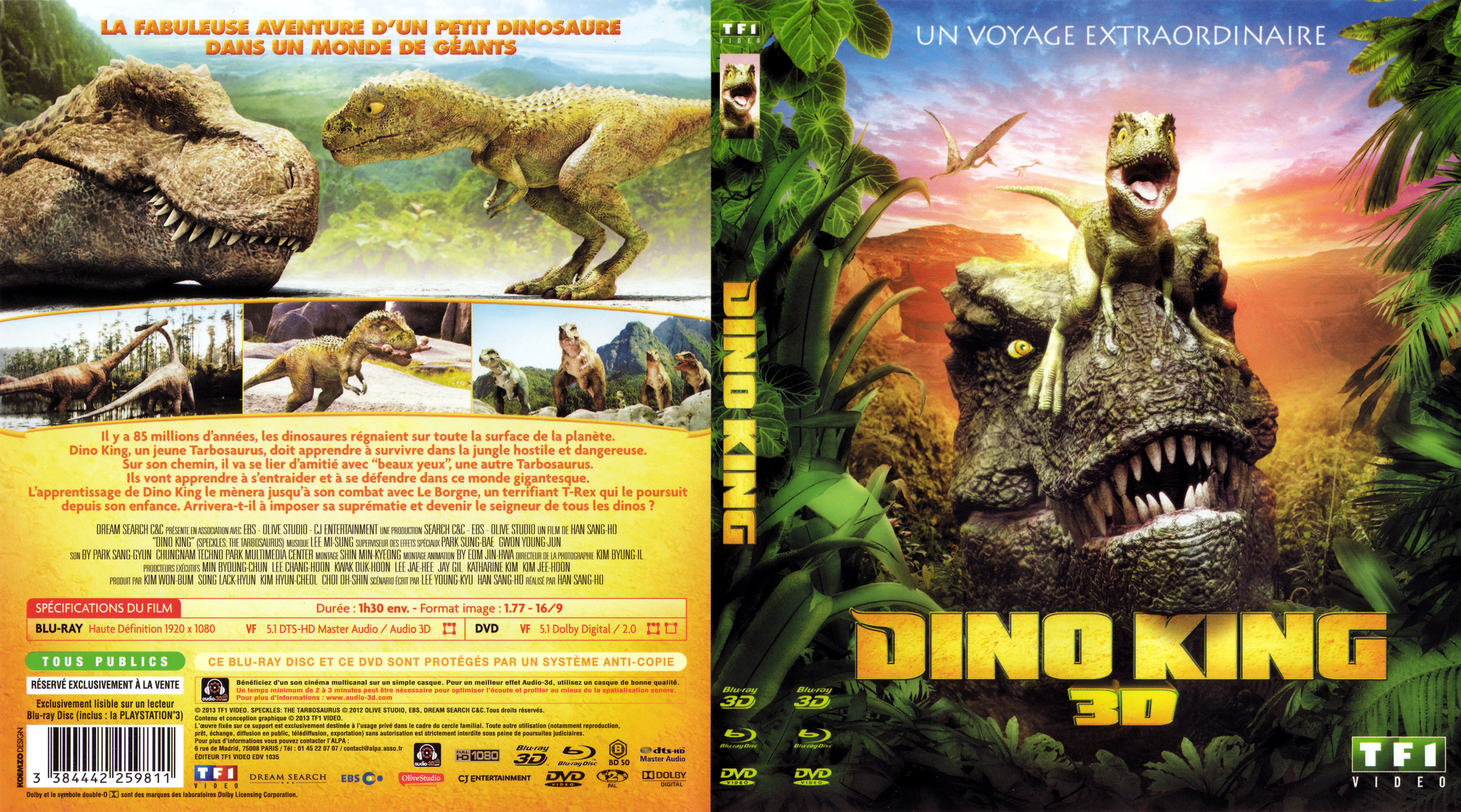 Jaquette DVD Dino King 3D (BLU-RAY)