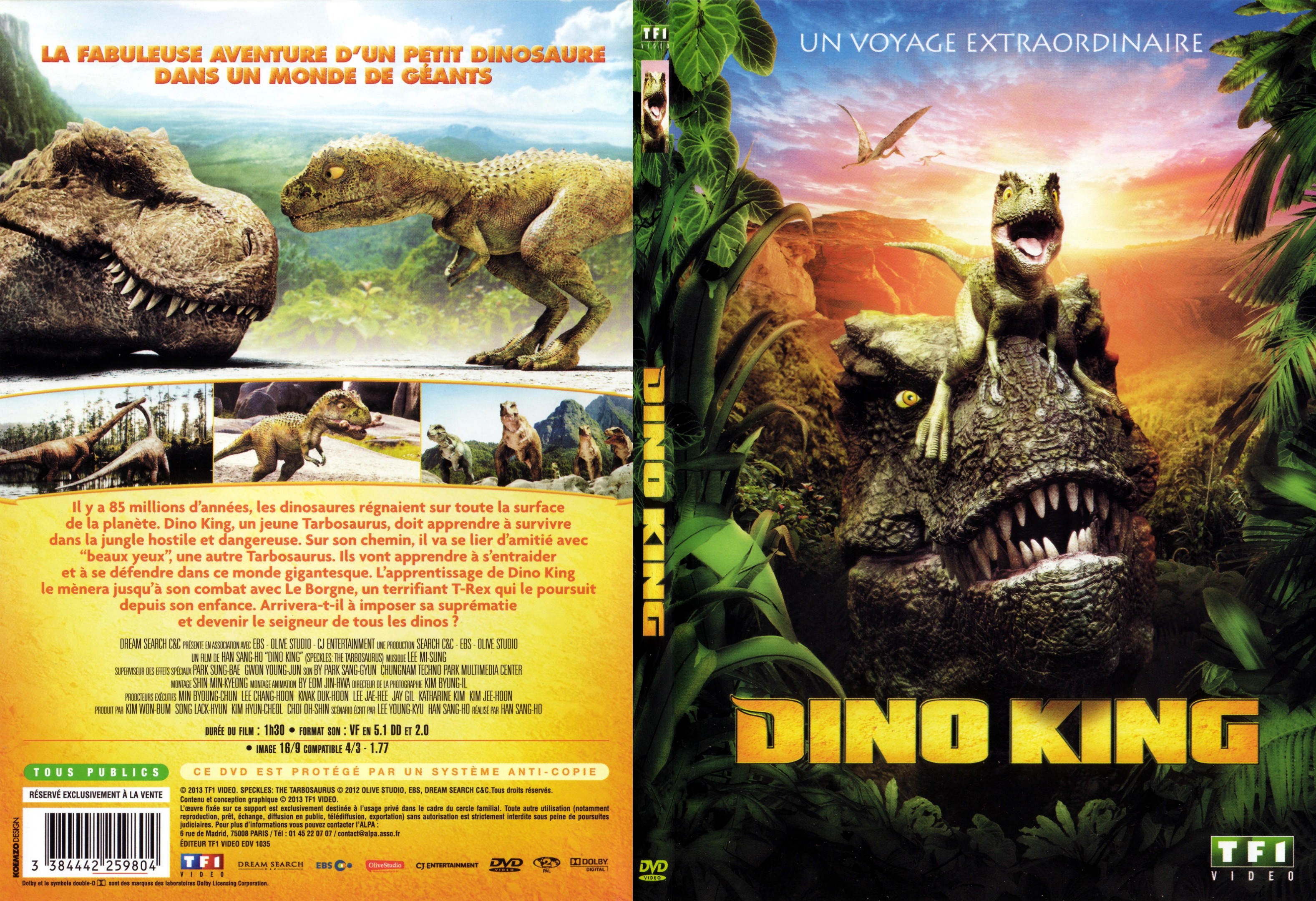 Jaquette DVD Dino king - SLIM