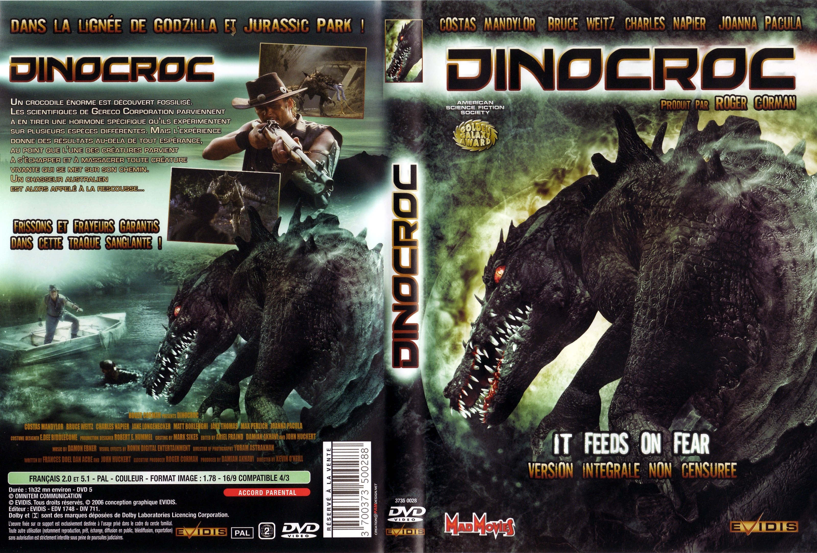 Jaquette DVD Dinocroc