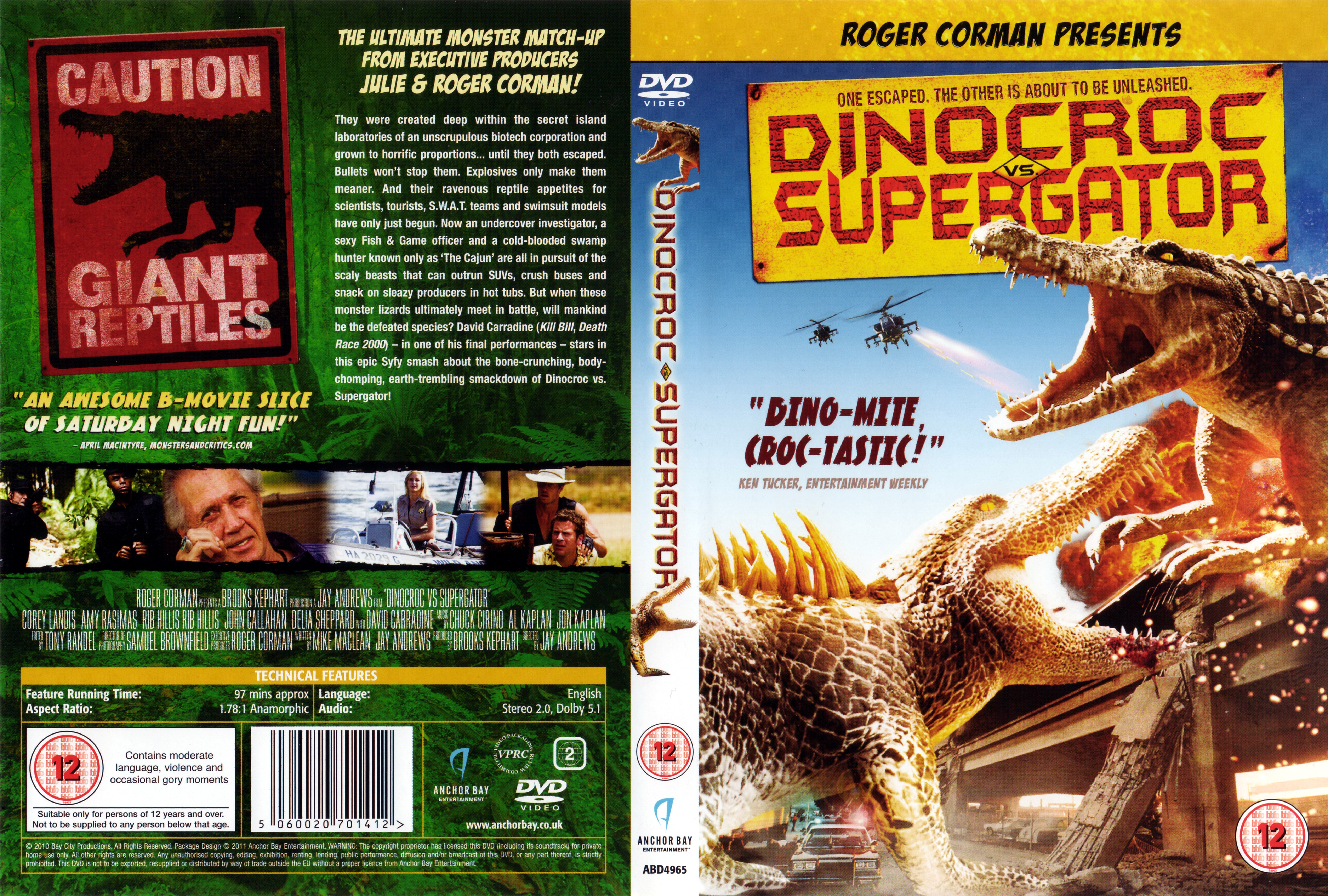 Jaquette DVD Dinocroc vs Supercroc Zone 1