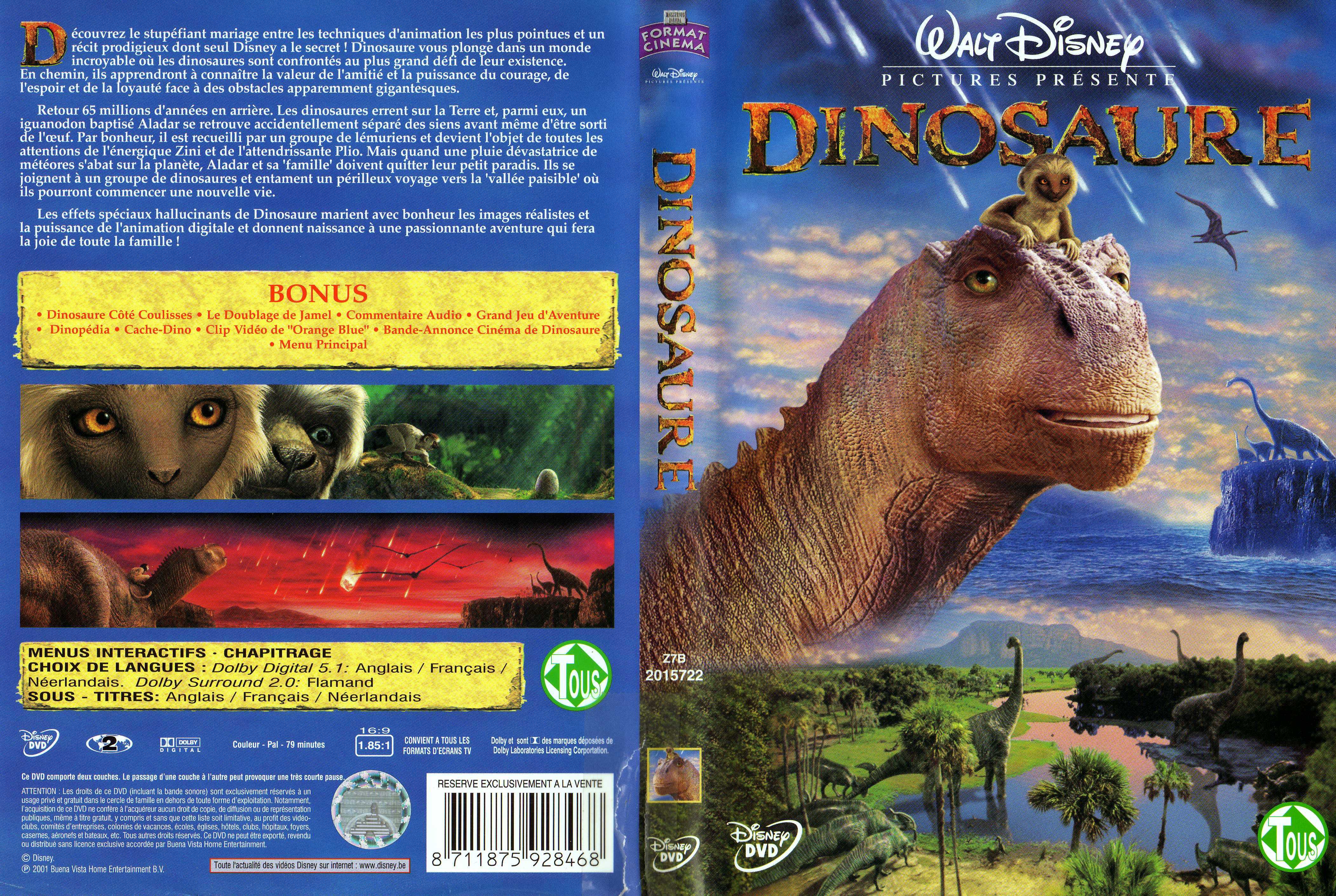 Jaquette DVD Dinosaure v2