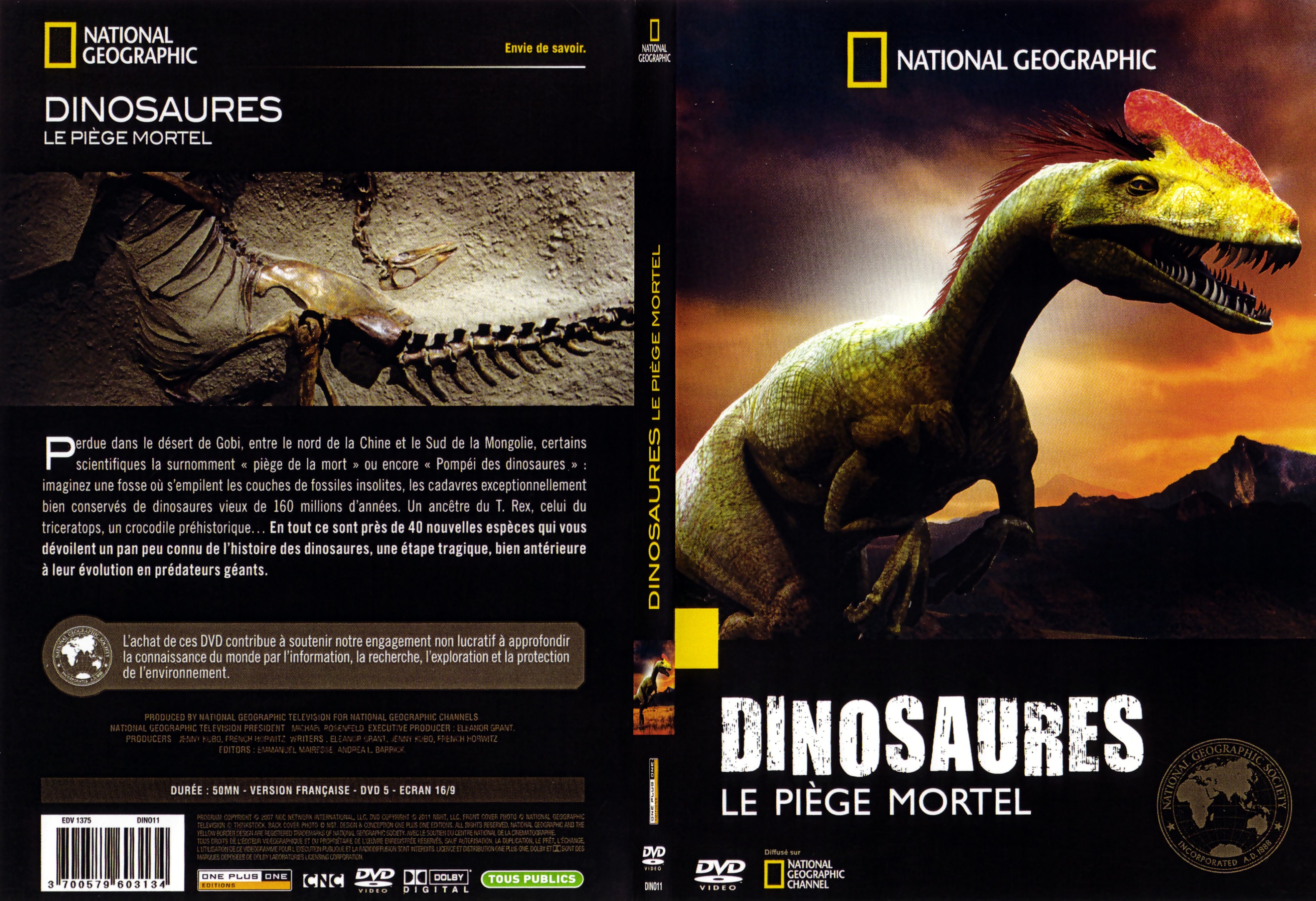 Jaquette DVD Dinosaures - Le pige mortel - SLIM