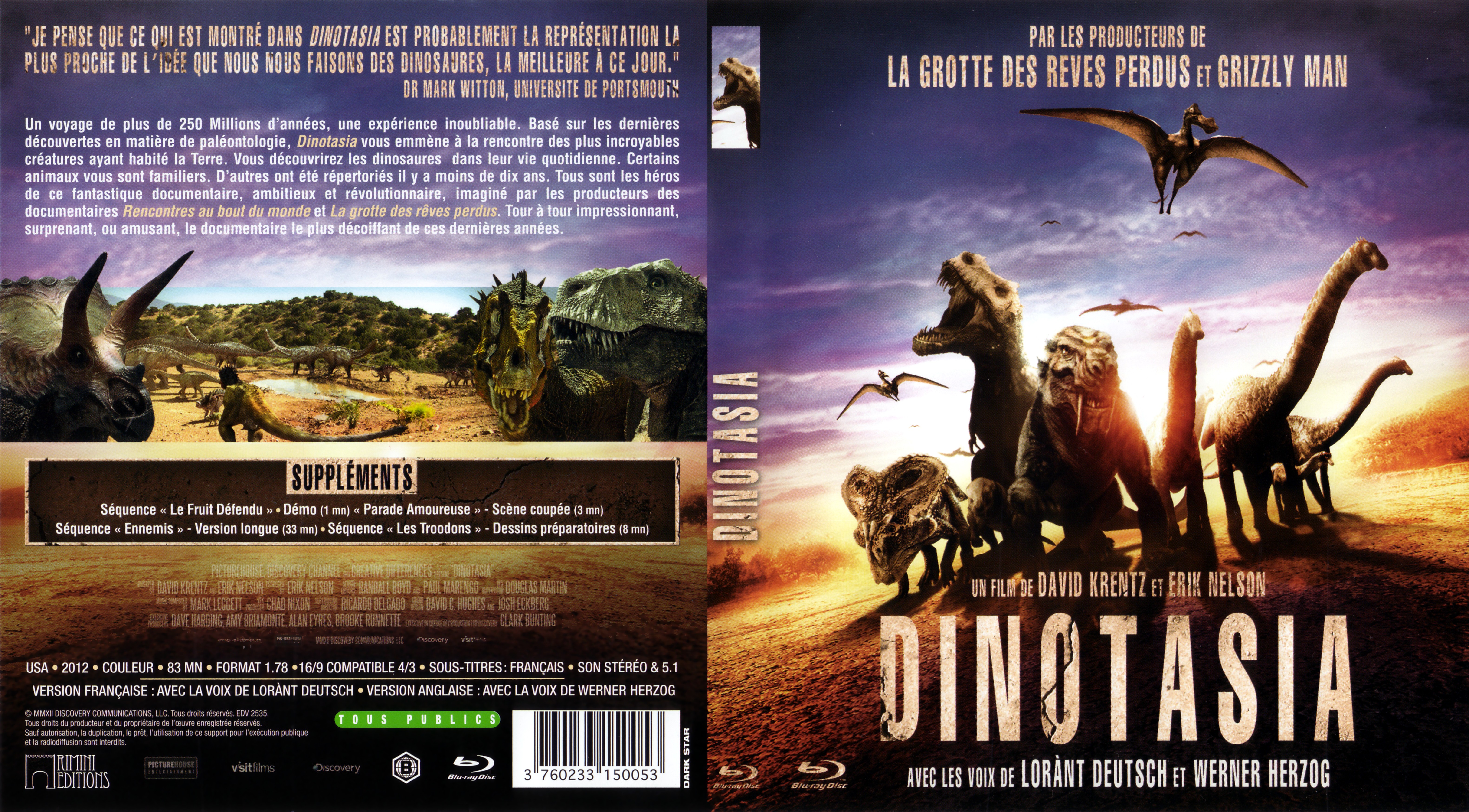 Jaquette DVD Dinotasia (BLU-RAY)