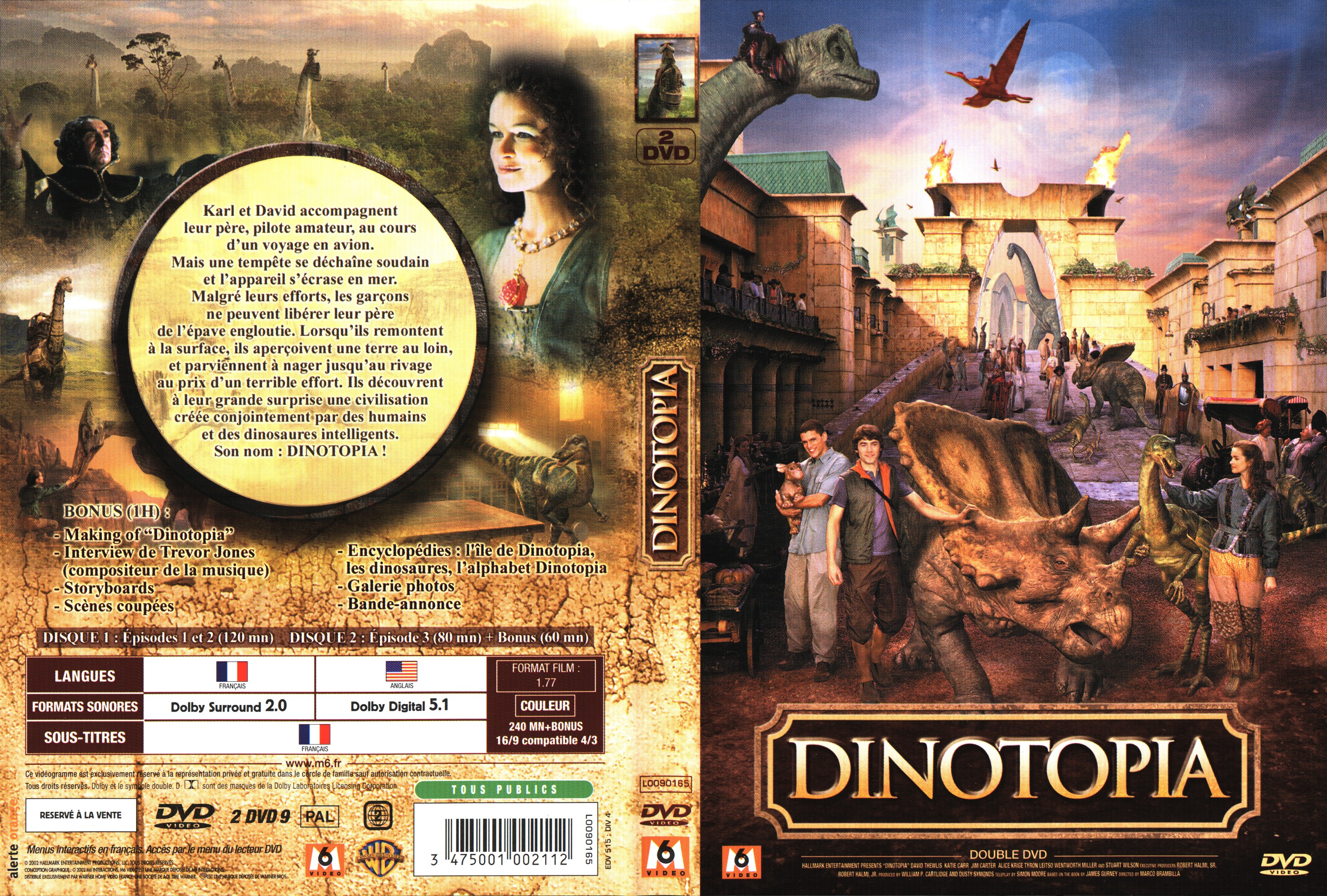 Jaquette DVD Dinotopia 1