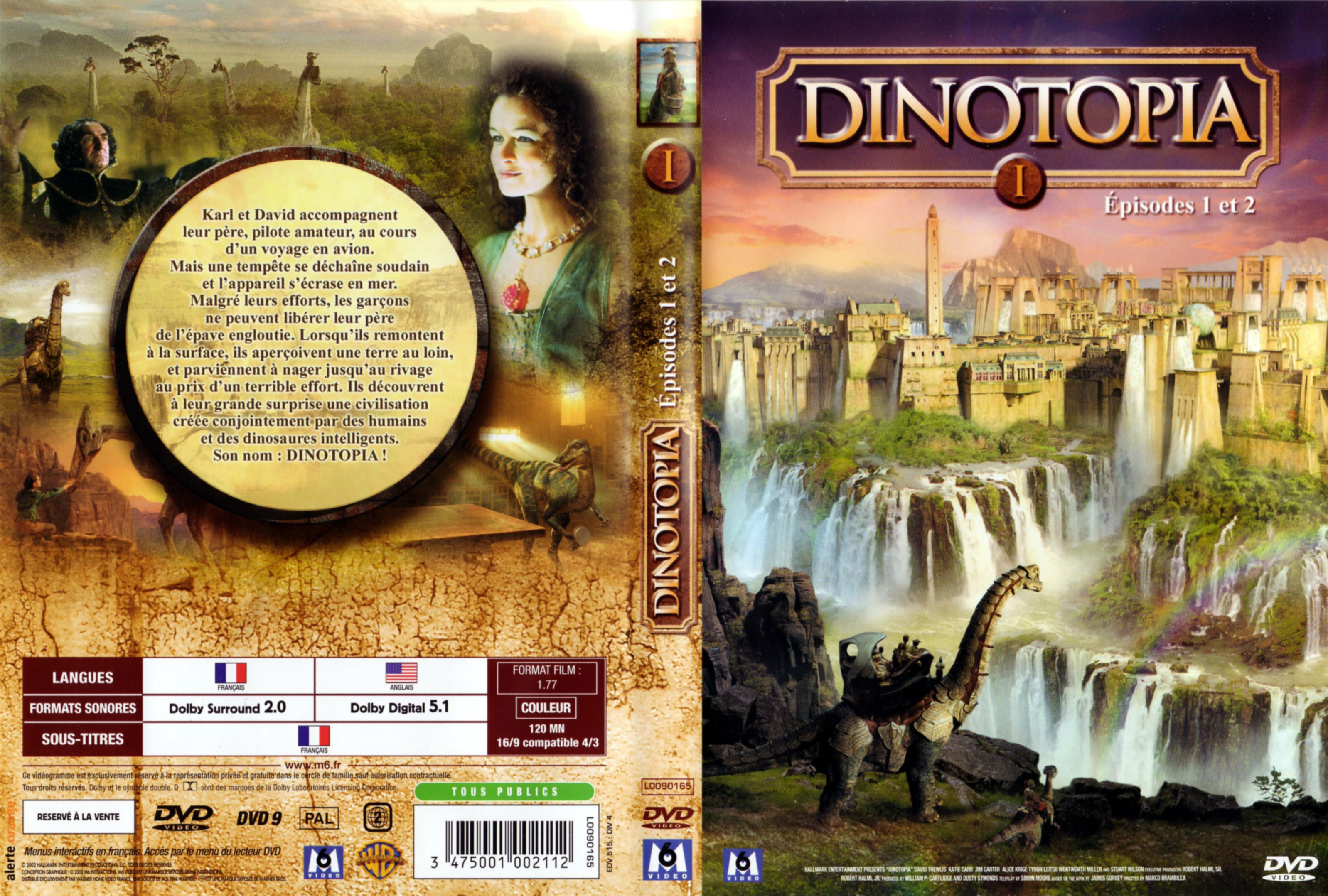 Jaquette DVD Dinotopia 1 vol 1