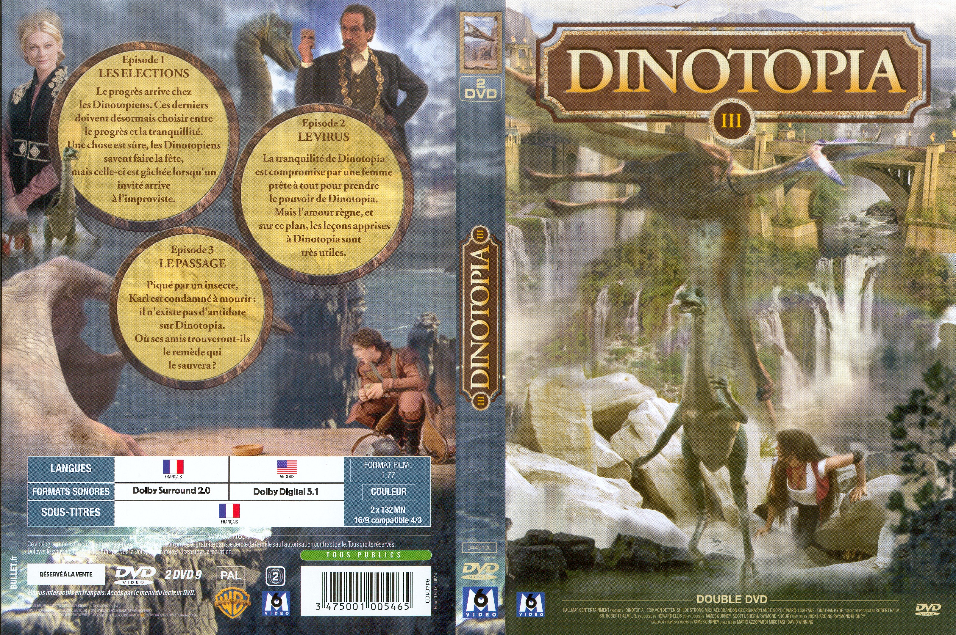 Jaquette DVD Dinotopia 3