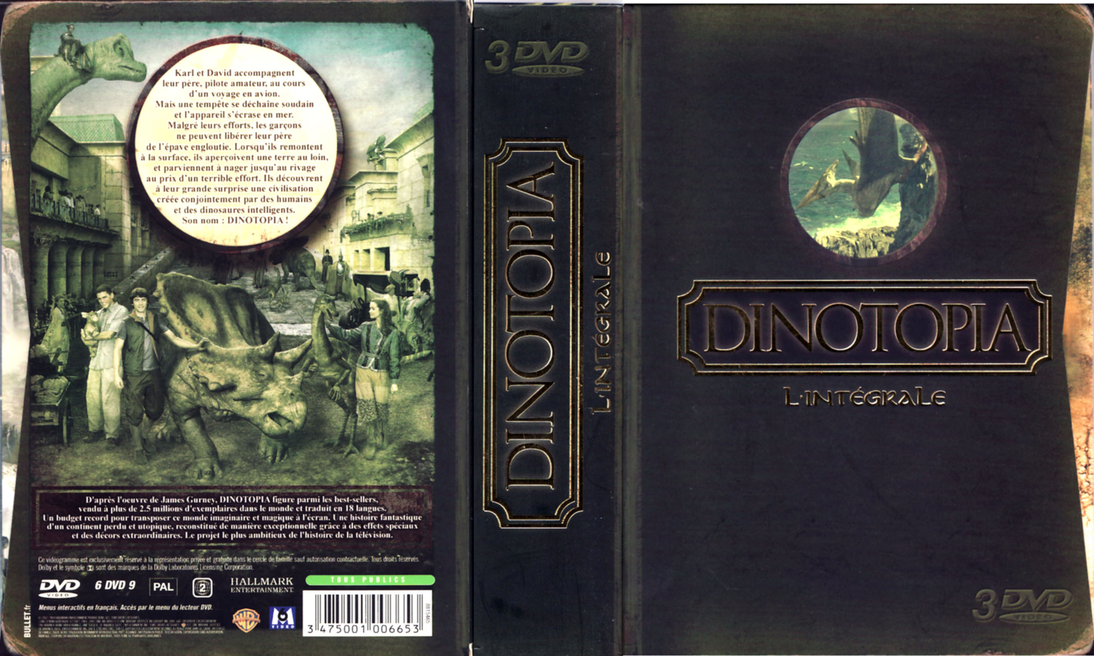 Jaquette DVD Dinotopia COFFRET