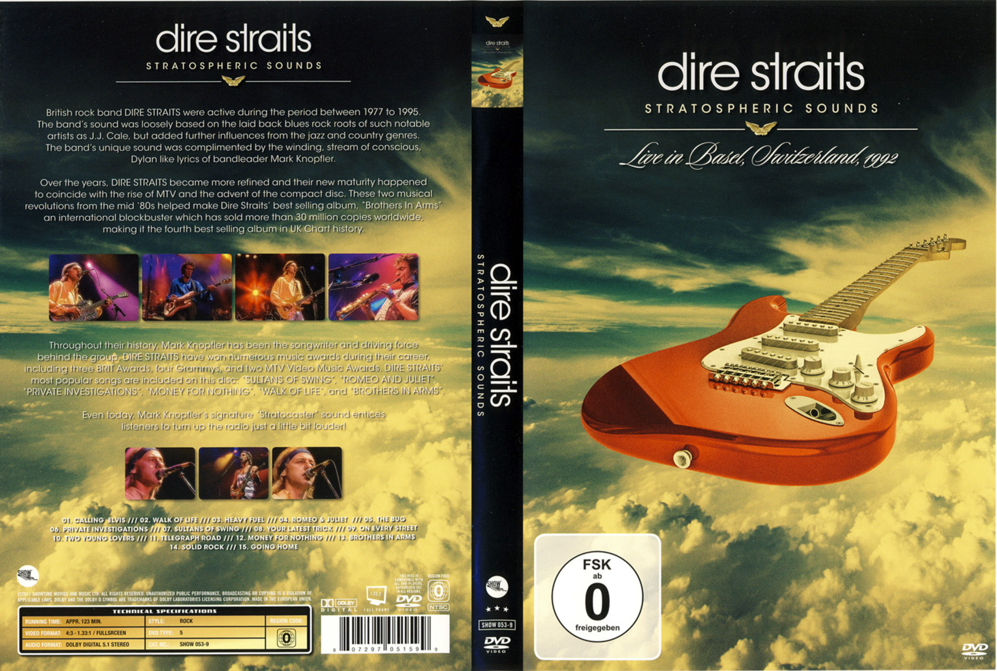 Jaquette DVD Dire Straits - Stratospheric sounds