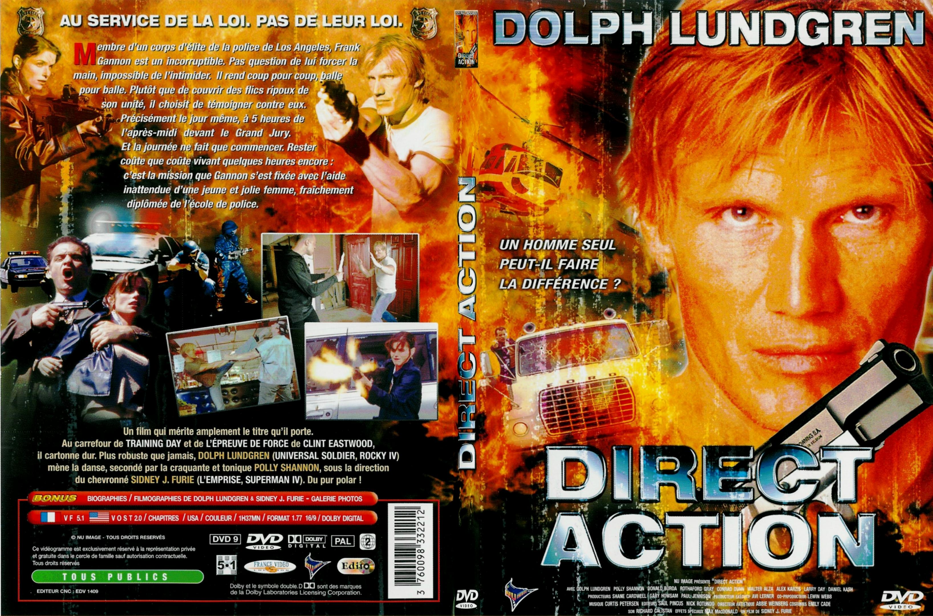 Jaquette DVD Direct action - SLIM