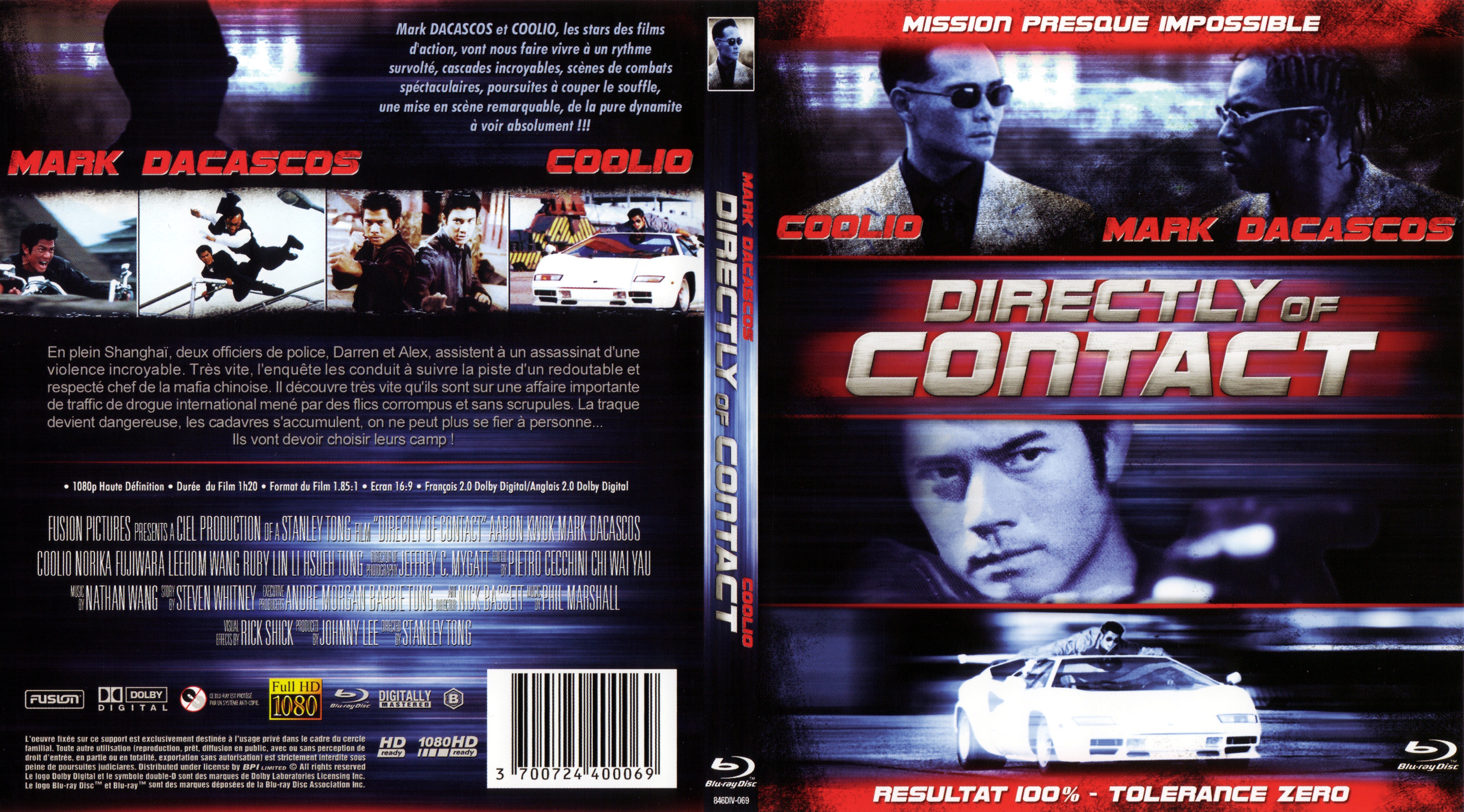Jaquette DVD Directly of contact (BLU-RAY)